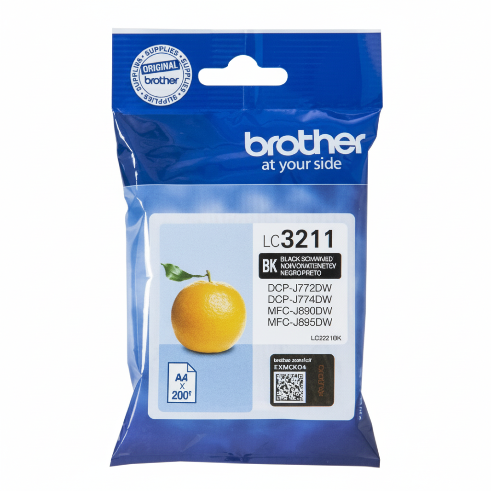 Original OEM Ink Cartridge Brother LC-3211 Y (LC3211Y) (Yellow)