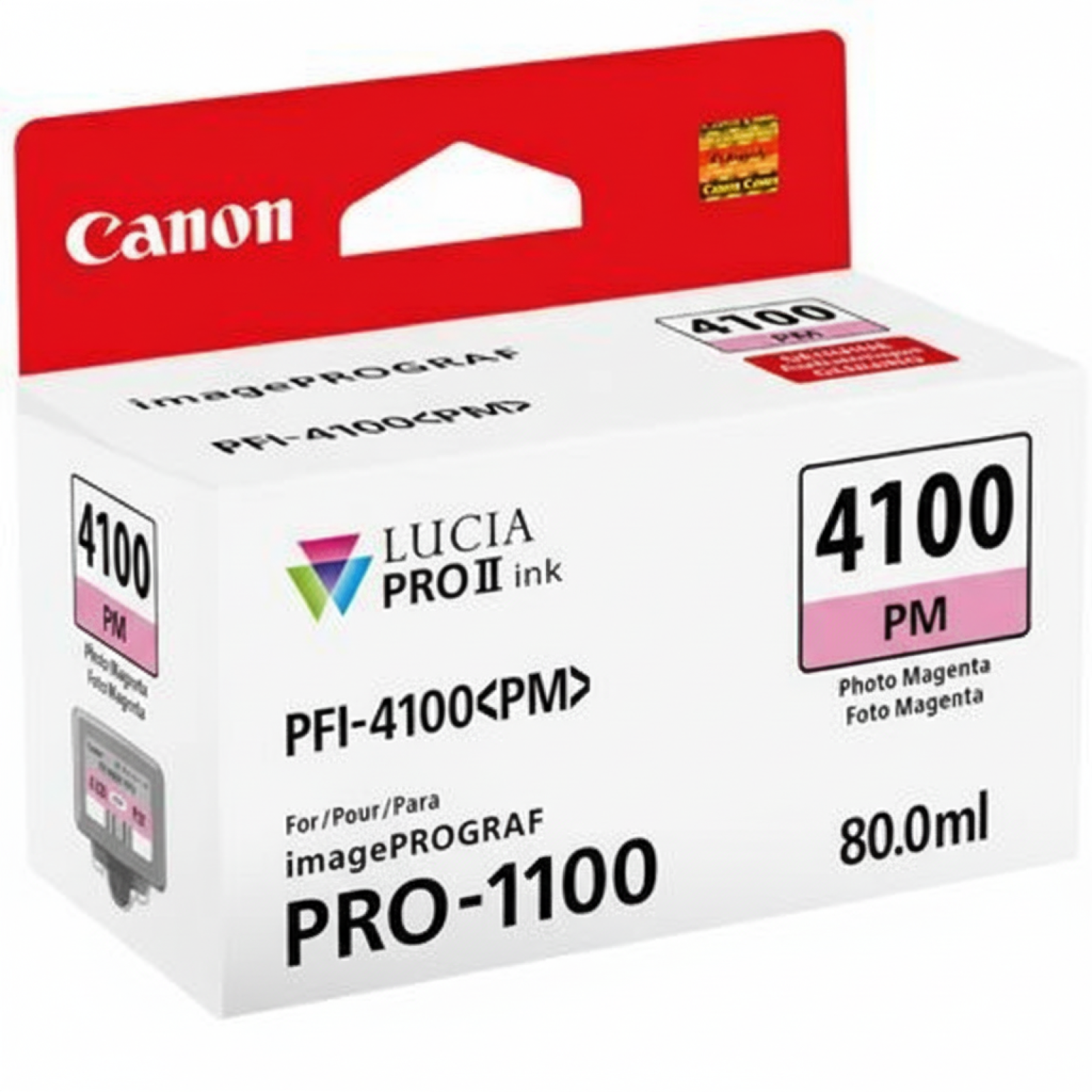 Original OEM Ink Cartridge Canon PFI-4100 PM (6782C001) (Magenta Photo)