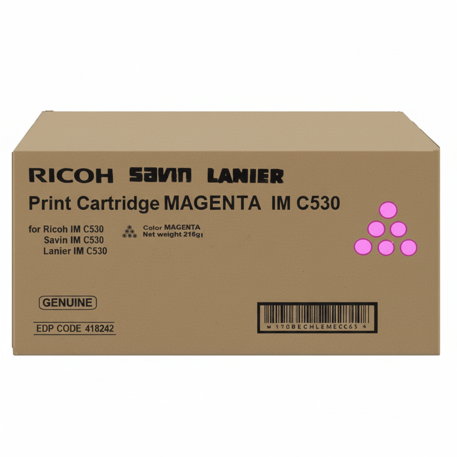 Original OEM Toner Ricoh IM C530 (418242) (Magenta)