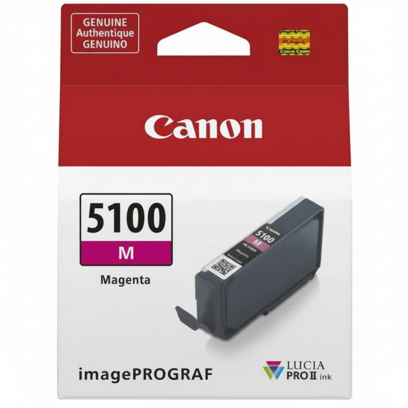 Original OEM Ink Cartridge Canon PFI-5100 M (6954C001) (Magenta)