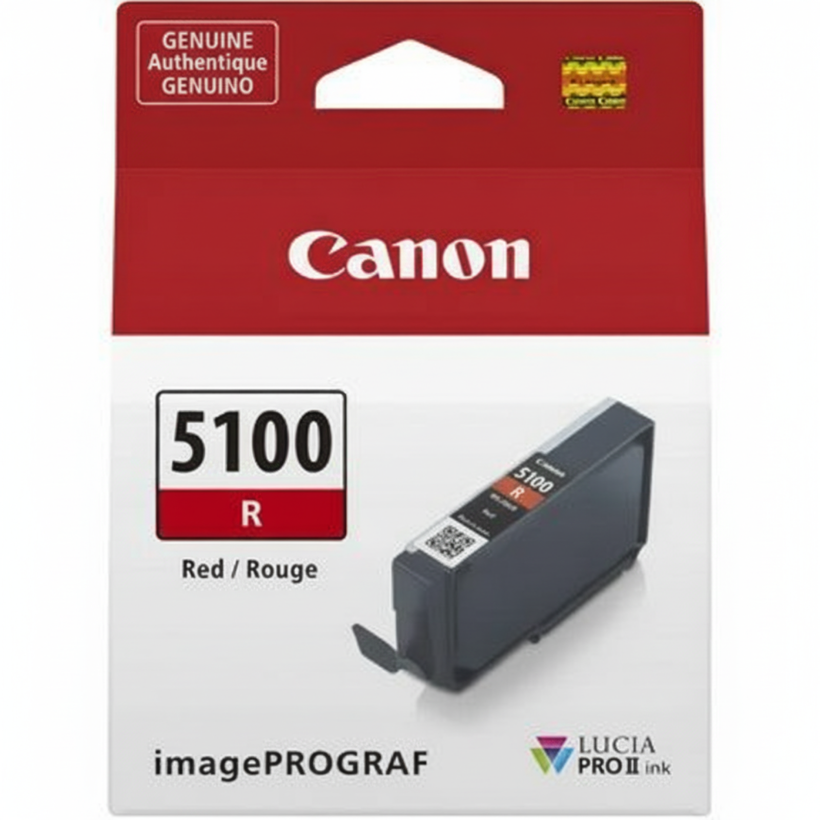 Original OEM Ink Cartridge Canon PFI-5100 R (6958C001) (Red)
