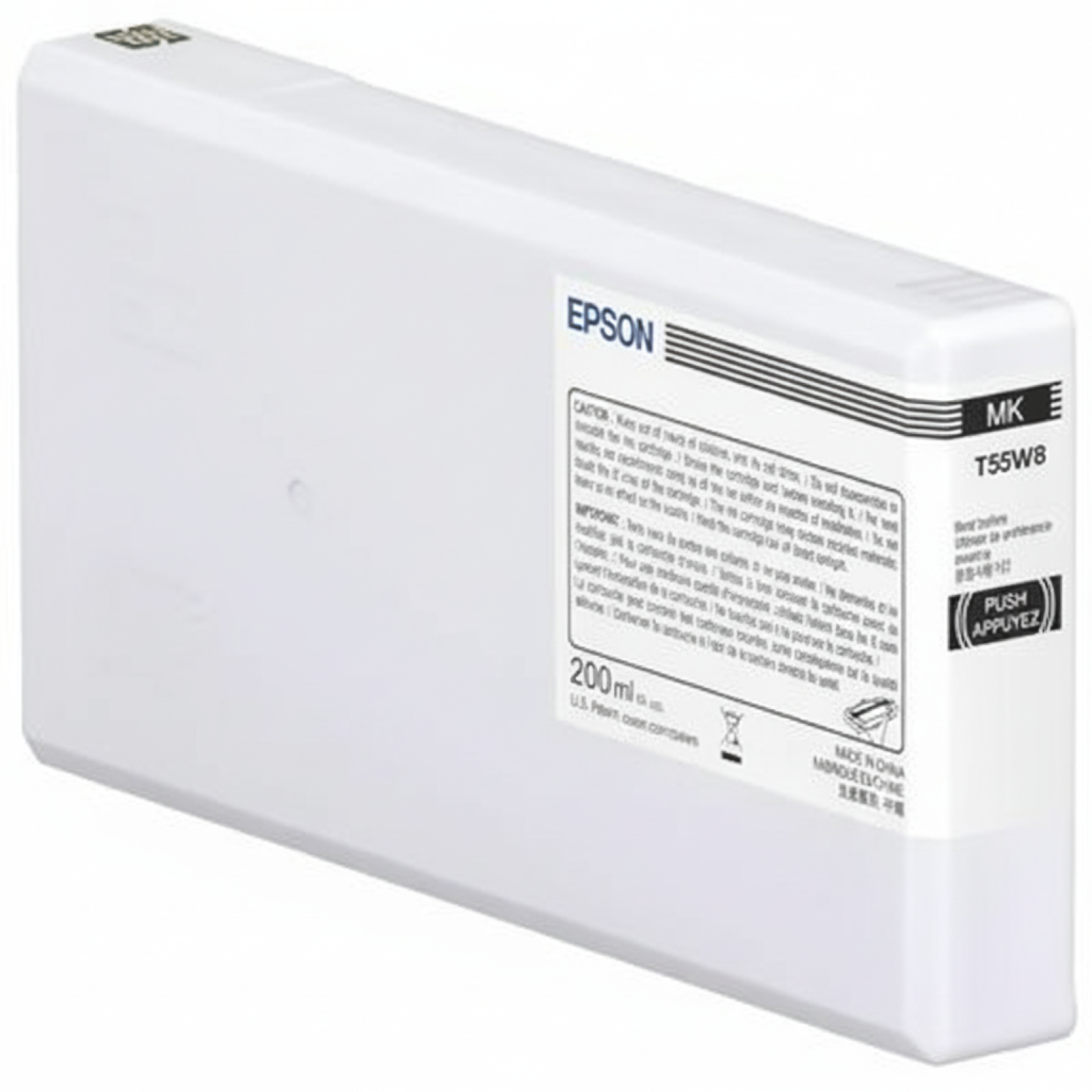 Original OEM Ink Cartridge Epson T55W8 MBK (C13T55W800) (Matte black)