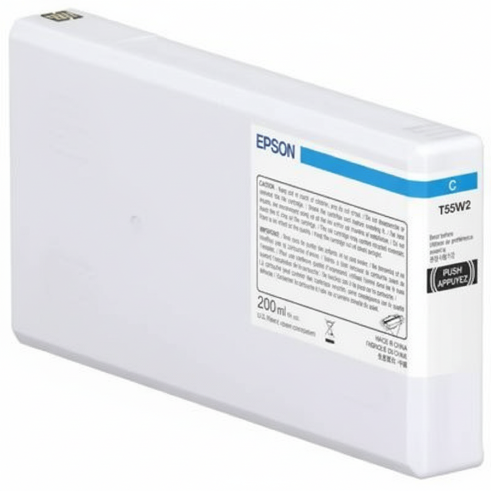 Original OEM Ink Cartridge Epson T55W2 C (C13T55W200) (Cyan)