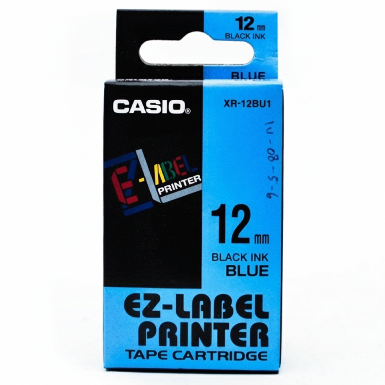 Original OEM Tape Casio XR-12BU1 (XR-12BU1) (Blue) (12 mm, 8 m)