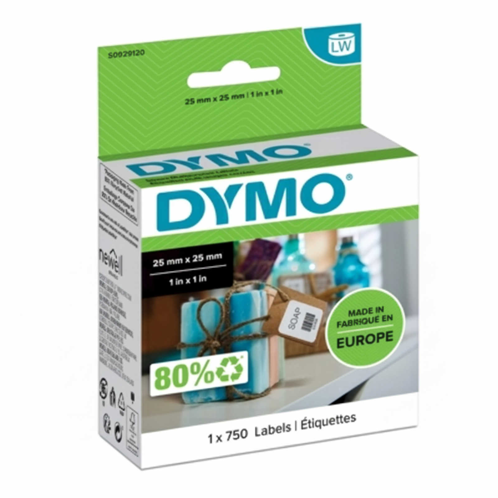 Original OEM Label DYMO LW-S0929120 (LW-S0929120) (White)