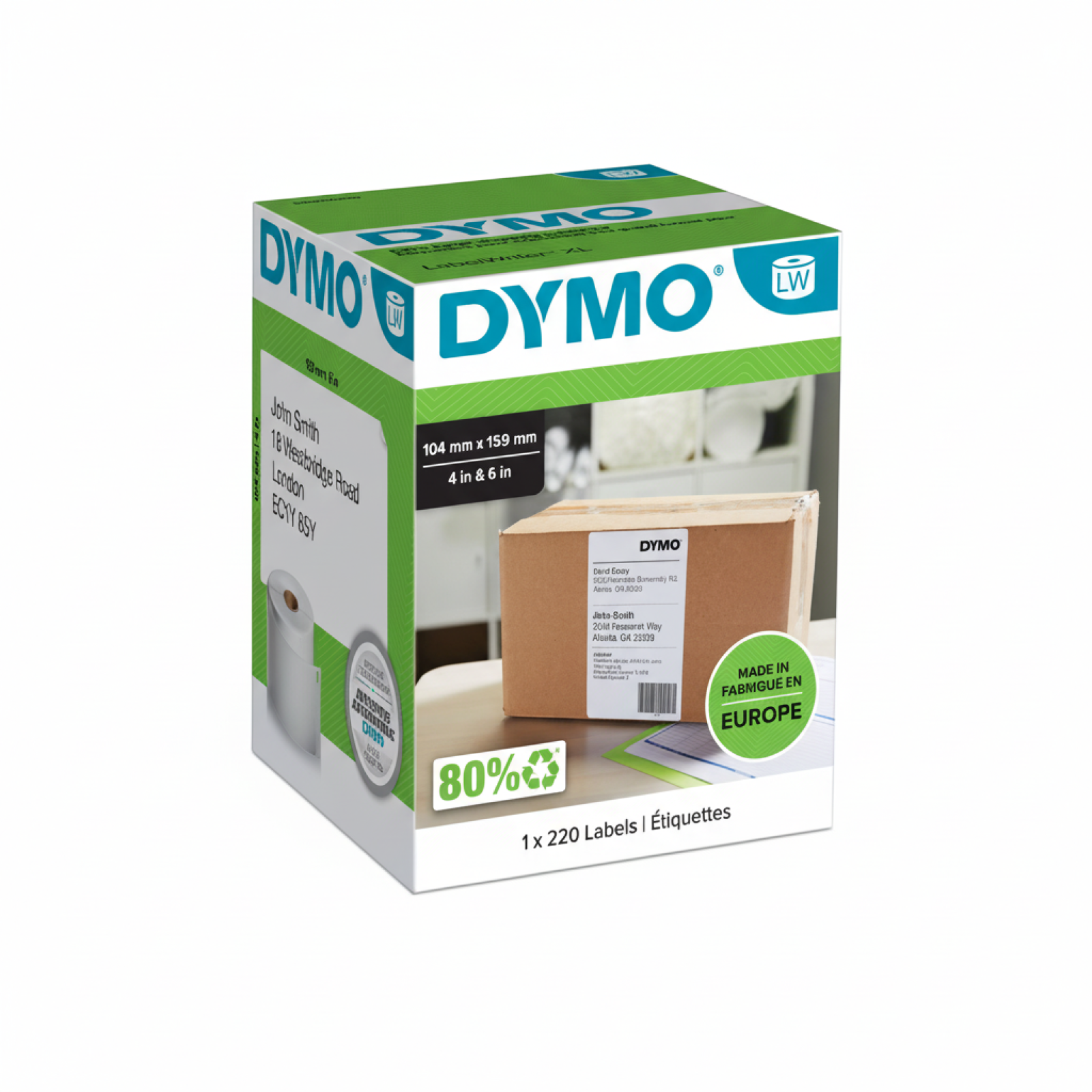 Original OEM Label DYMO LW-4XL (LW-4XL) (White)