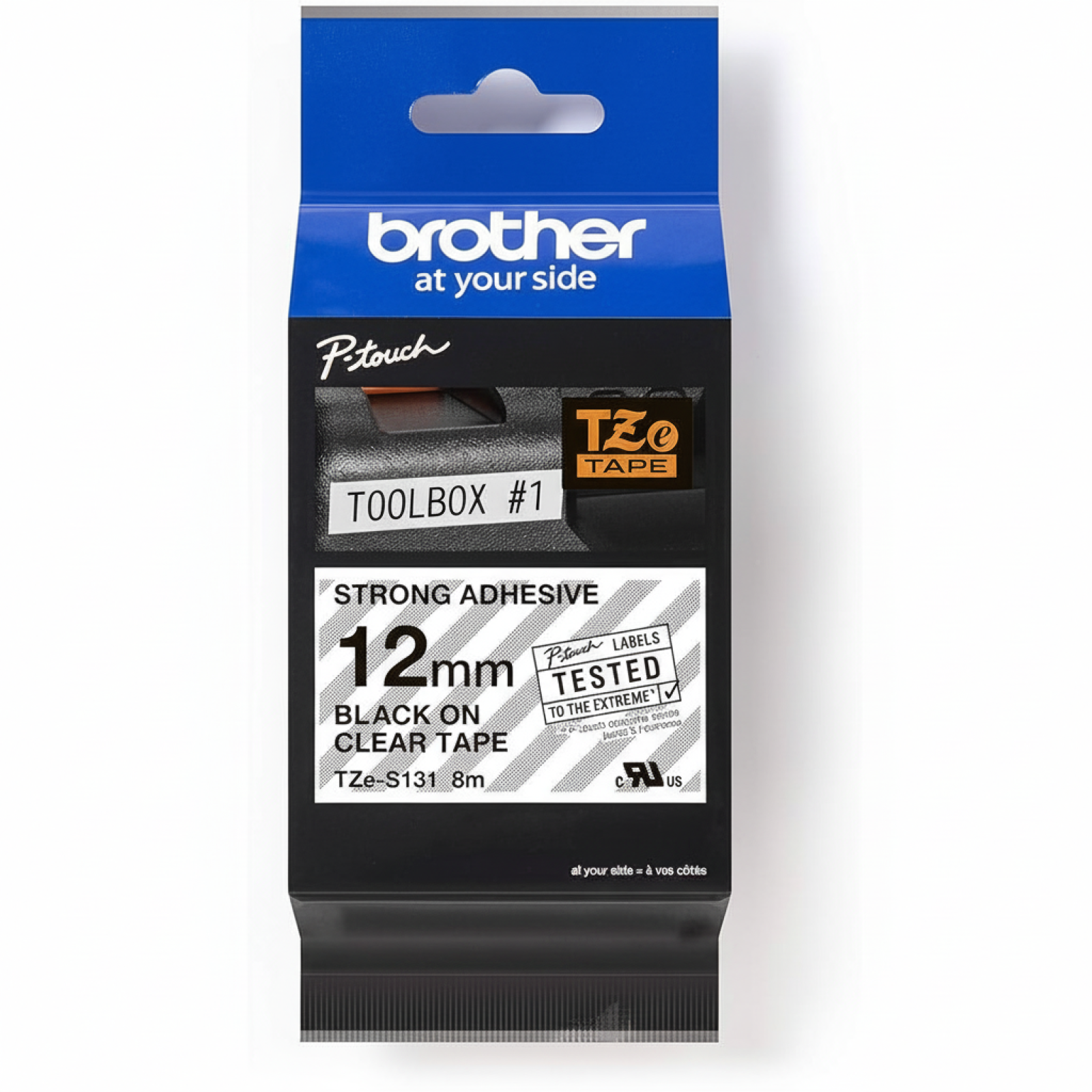 Original OEM Tape Brother TZe-S131 (TZe-S131) (Transparent) (12 mm, 8 m, Transparent)