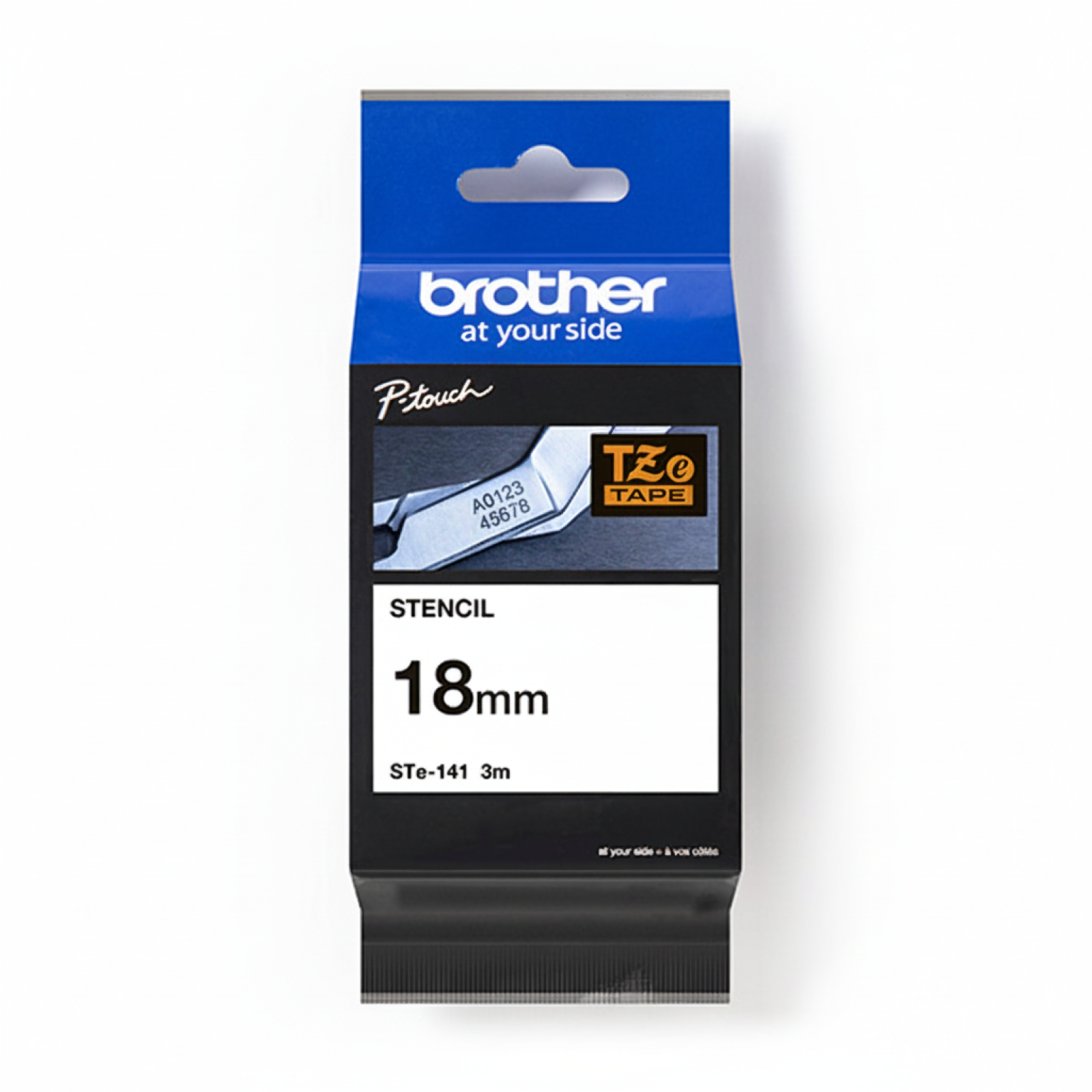 Original OEM Tape Brother STe-141 (STe-141) (Transparent) (18 mm, 3 m, Transparent)