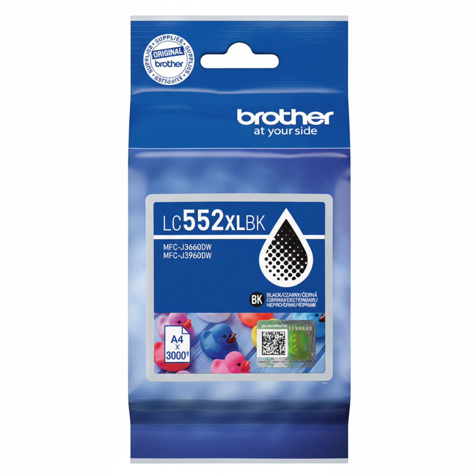 Original OEM Ink Cartridge Brother LC-552 XL BK (LC552XLBK) (Black)