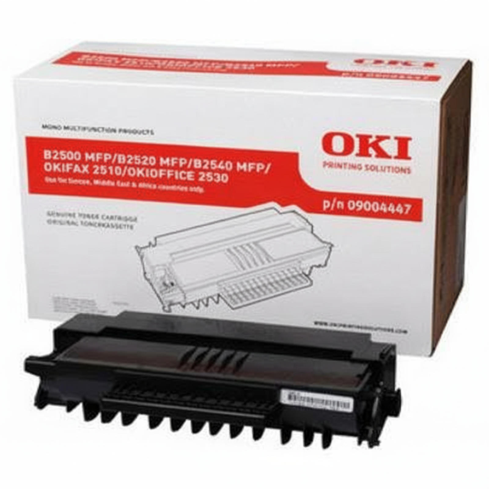 Original OEM Toner Oki B2500 2,2K (9004447) (Black)