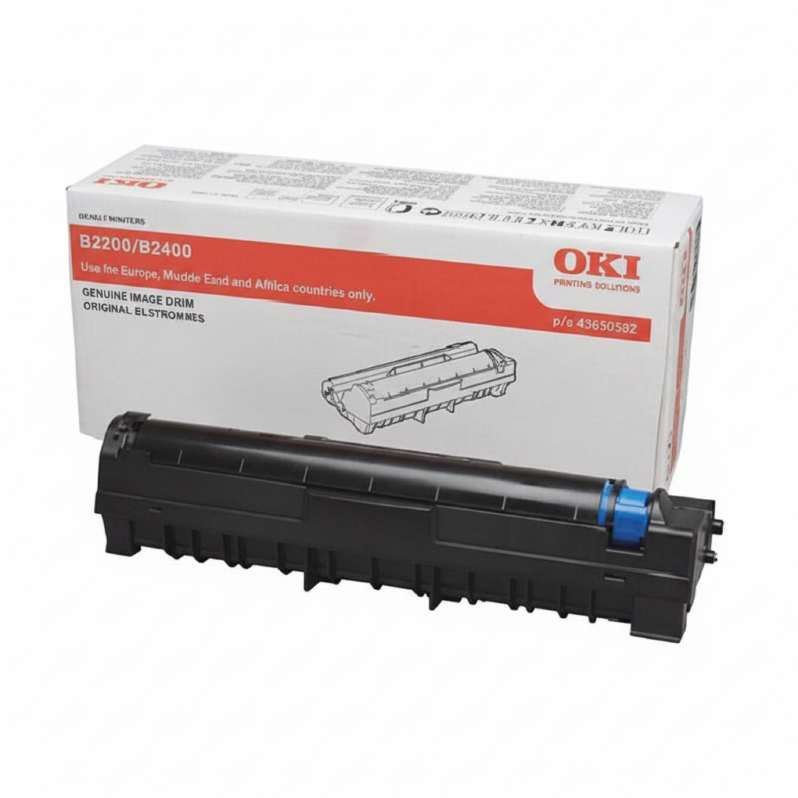 Original OEM Drum Unit Oki B2200 2400 (43650302) (Black)