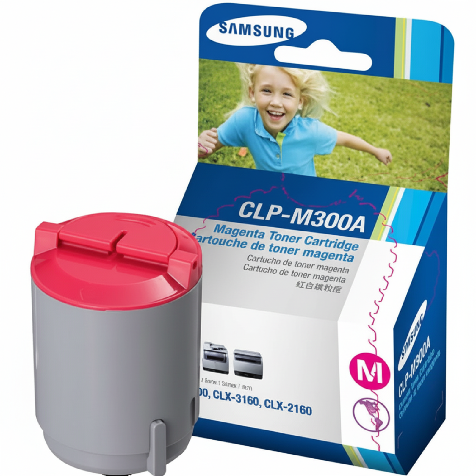 Original OEM Toner Samsung CLP-M300A (CLP-M300A) (Magenta)