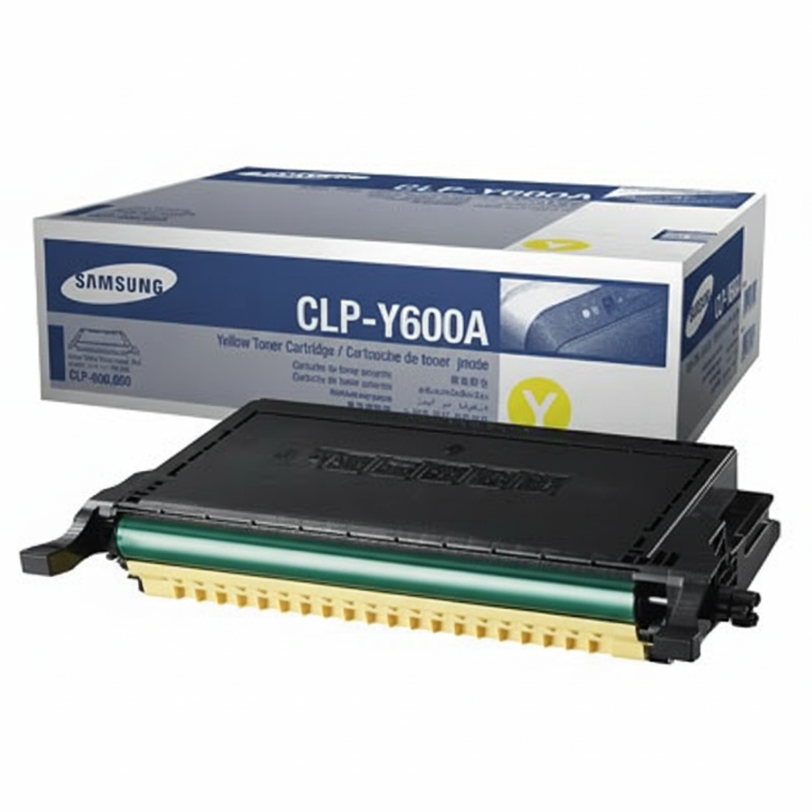Original OEM Toner Samsung CLP-Y600A (CLP-Y600A) (Yellow)