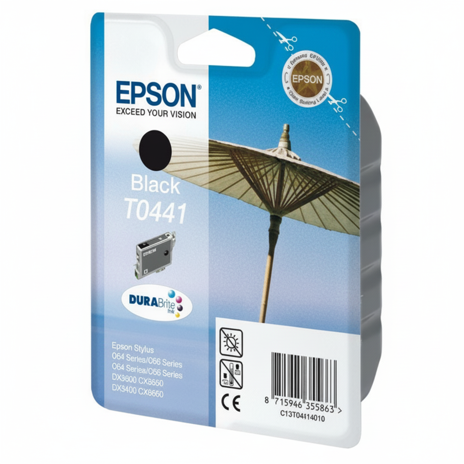 Original OEM Ink Cartridge Epson T0441 (C13T04414010) (Black)
