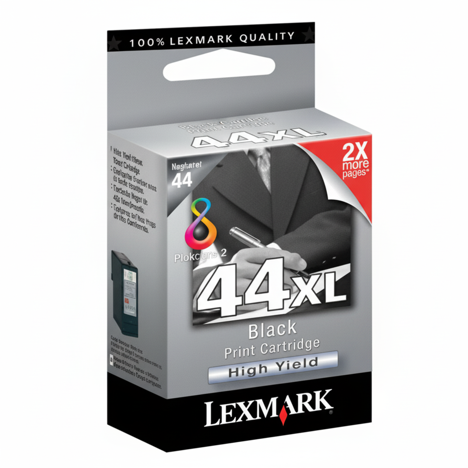 Original OEM Ink Cartridge Lexmark 44 XL (18Y0144) (Black)
