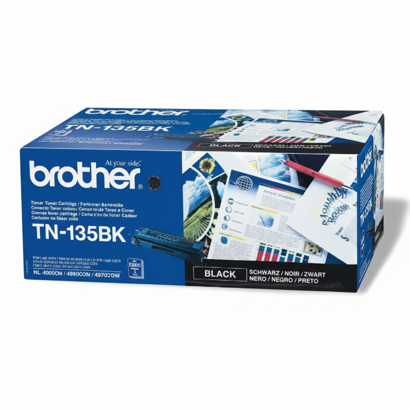 Original OEM Toner Brother TN-135BK (TN135BK) (Black)