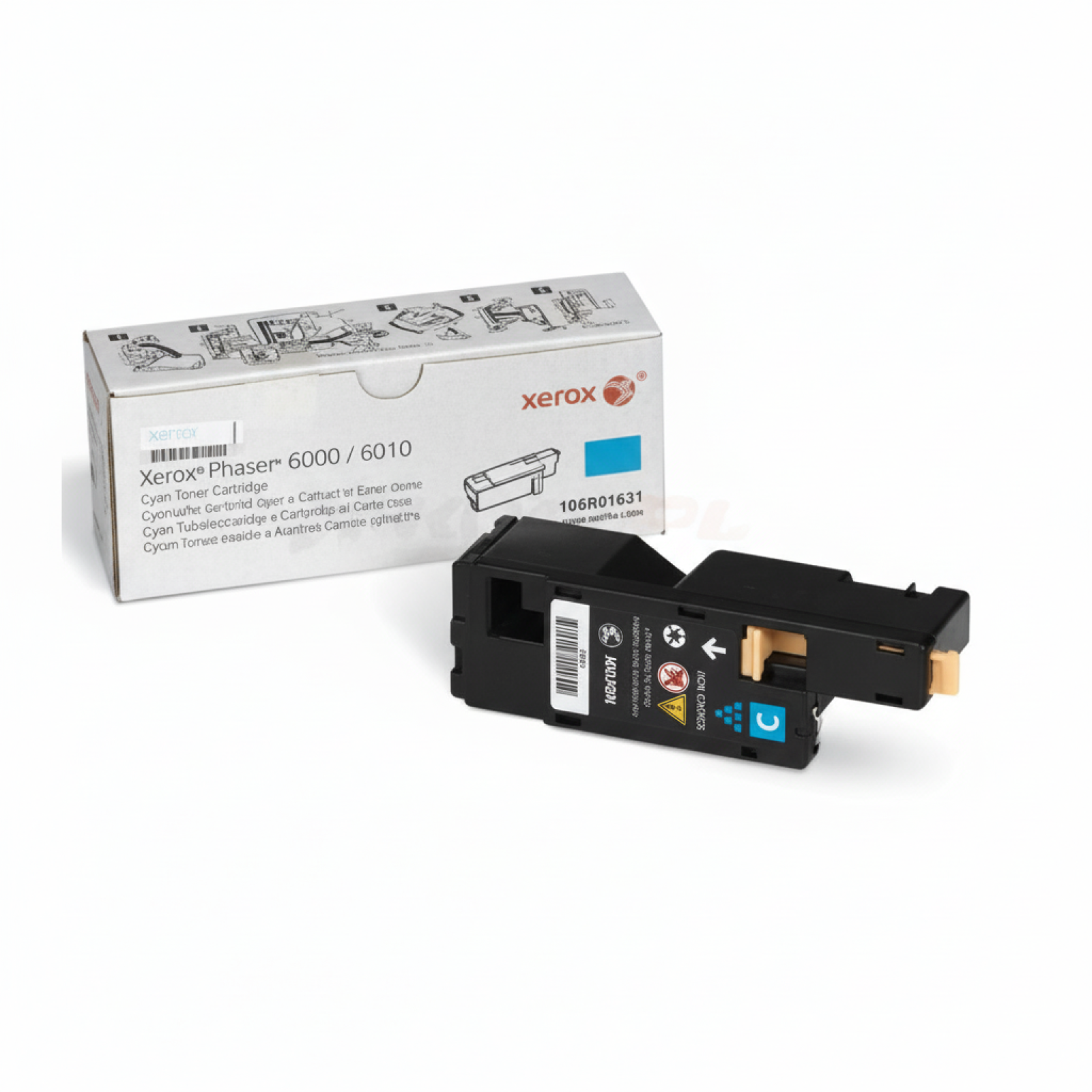 Original OEM Toner Xerox 6000 C (106R01631) (Cyan)