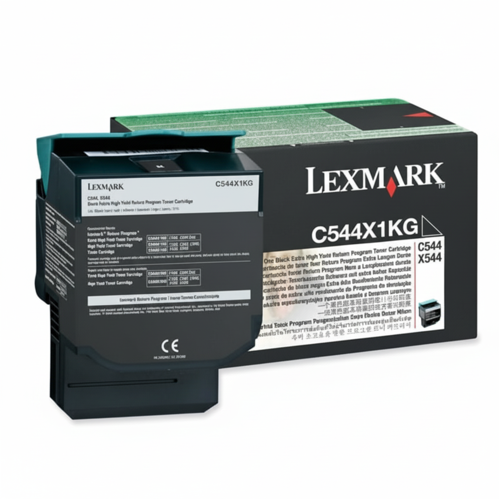 Original OEM Toner Lexmark C544 K (C544X1KG) (Black)