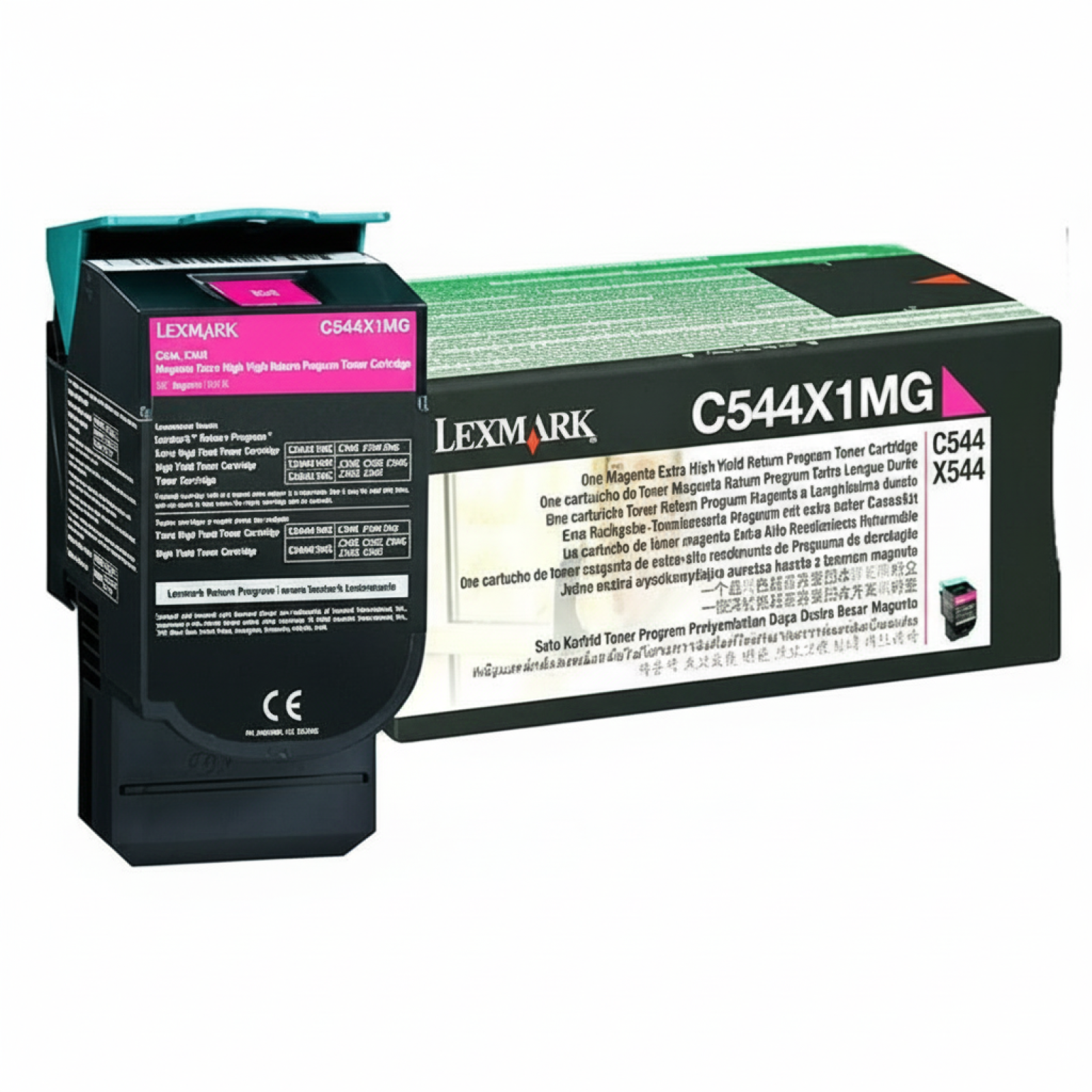 Original OEM Toner Lexmark C544 M (C544X1MG) (Magenta)