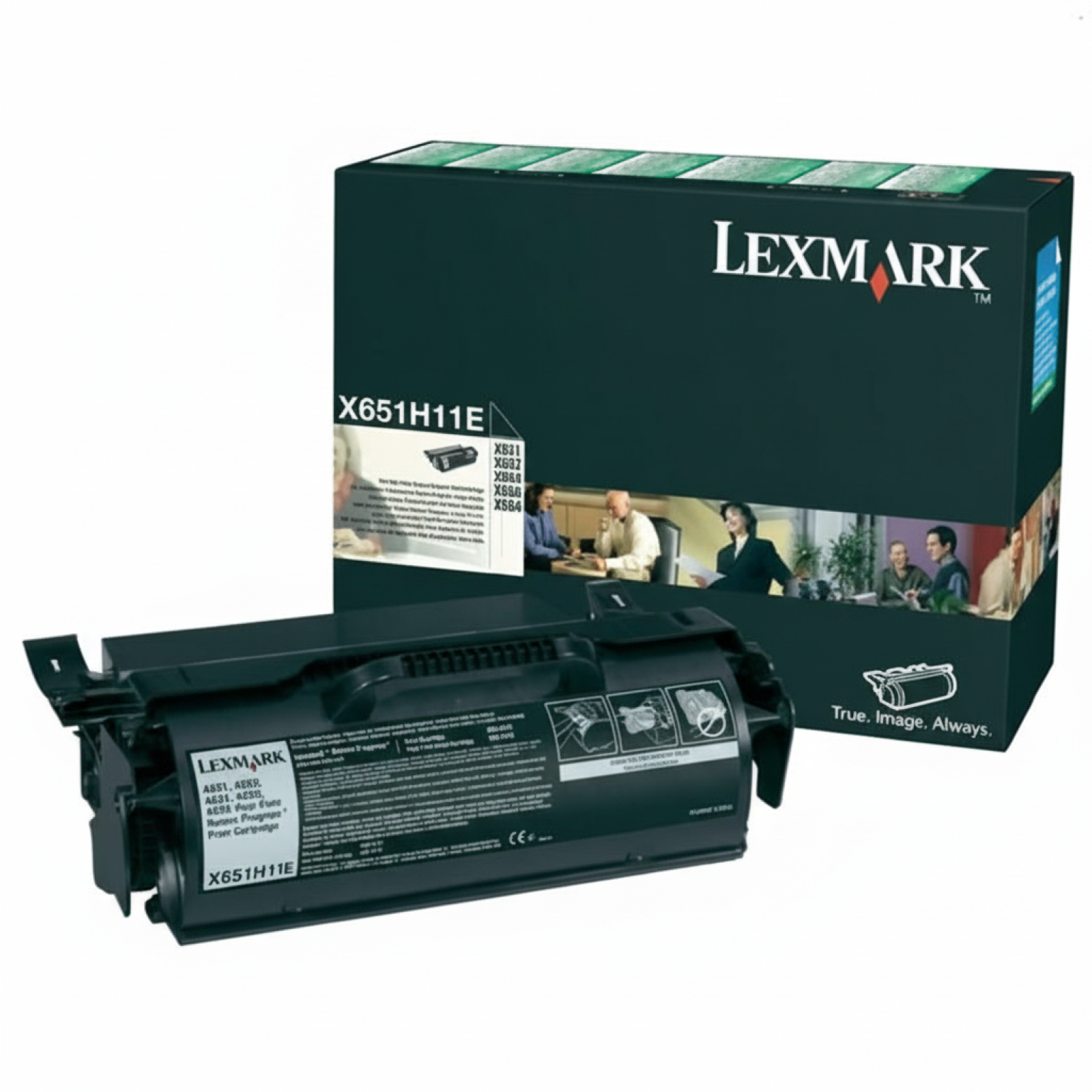 Original OEM Toner Lexmark X651 H (X651H11E) (Black)