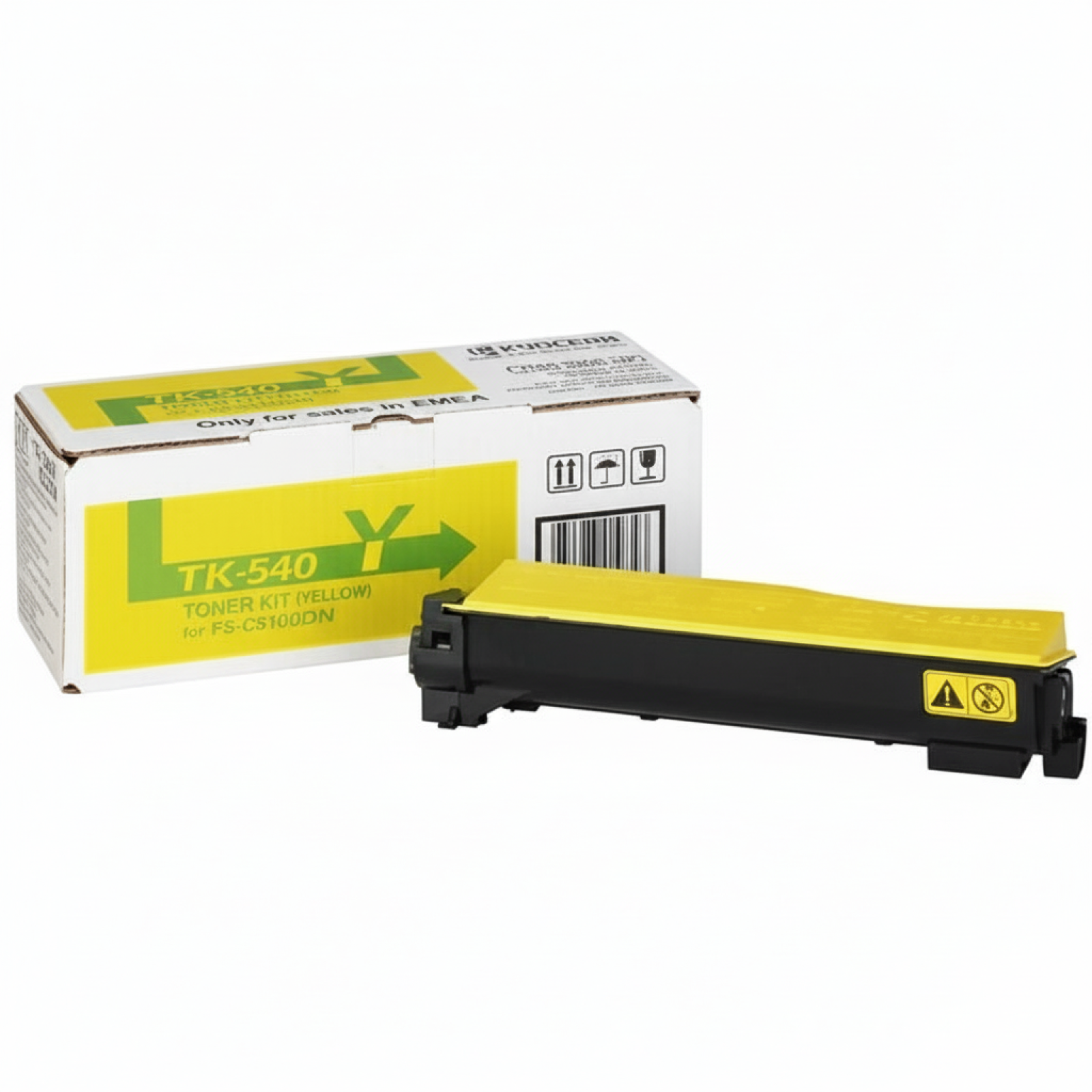 Original OEM Toner Kyocera TK-540Y (TK540Y) (Yellow)