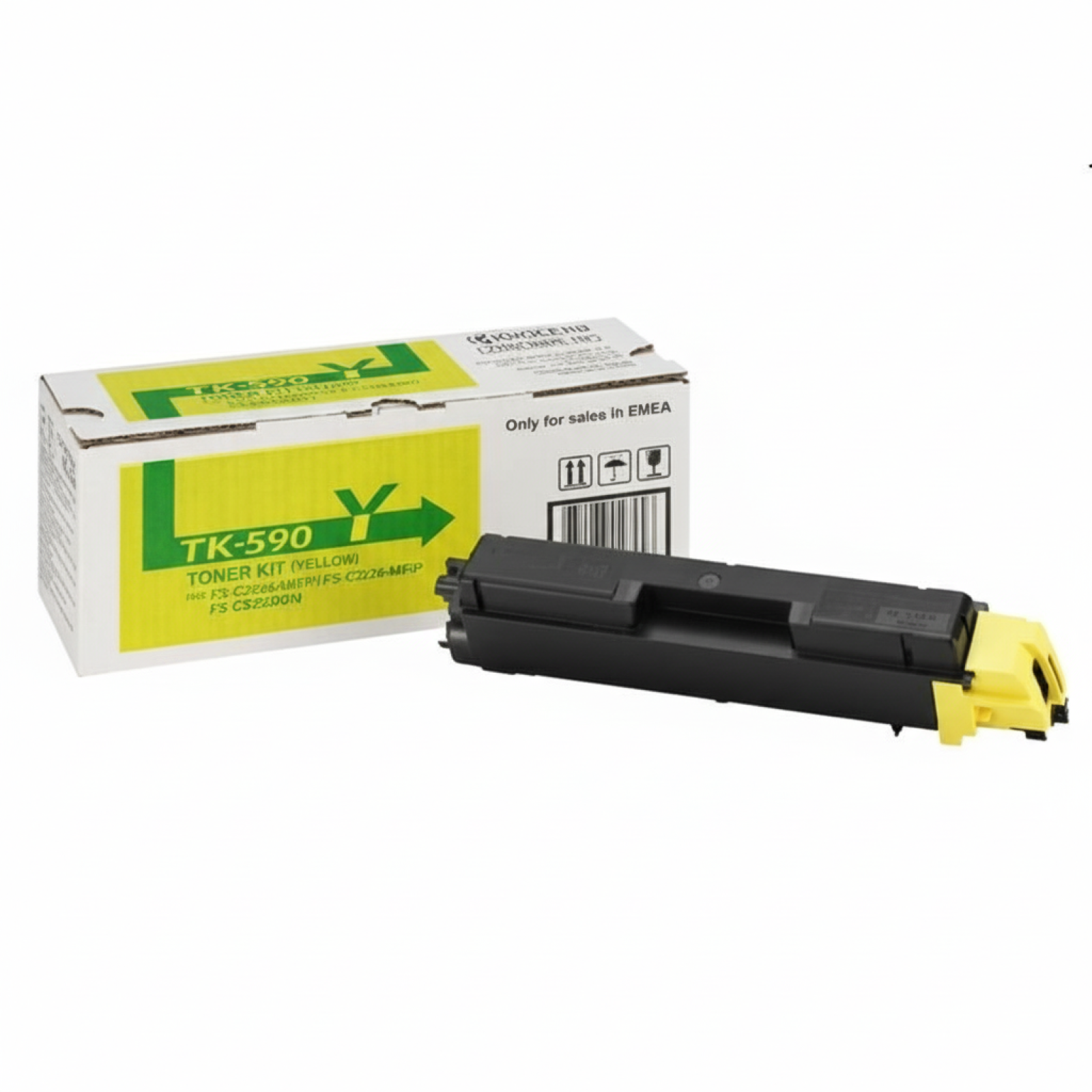 Original OEM Toner Kyocera TK-590Y (1T02KVANL0) (Yellow)