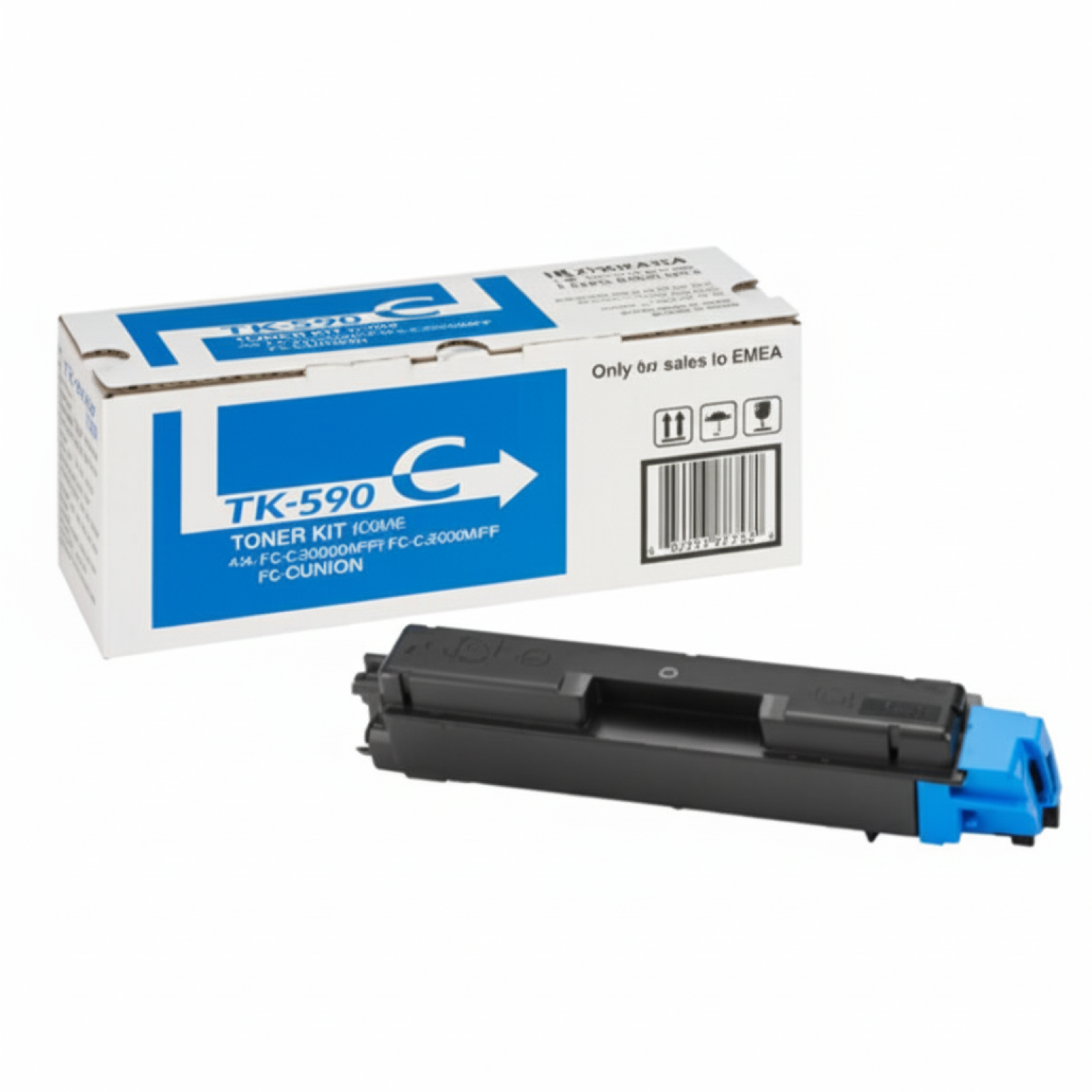 Original OEM Toner Kyocera TK-590C (1T02KVCNL0) (Cyan)