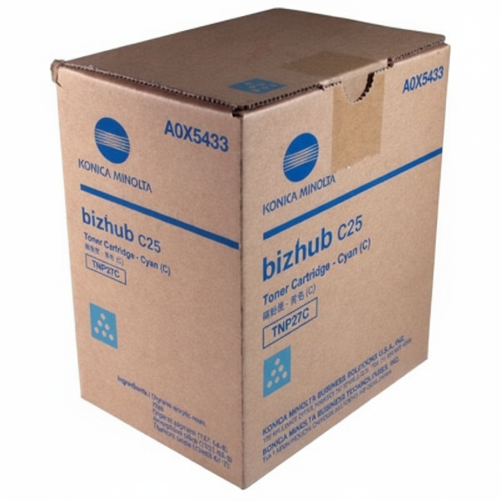 Original OEM Toner KM TNP-27C (A0X5453) (Cyan)