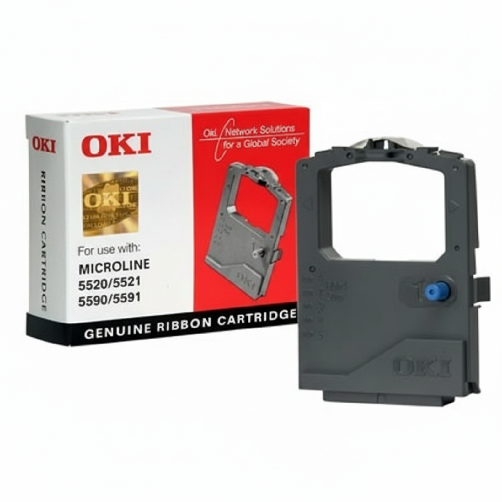 Original OEM Ink Ribbon Oki RIB-5500 (01126301) (Black)