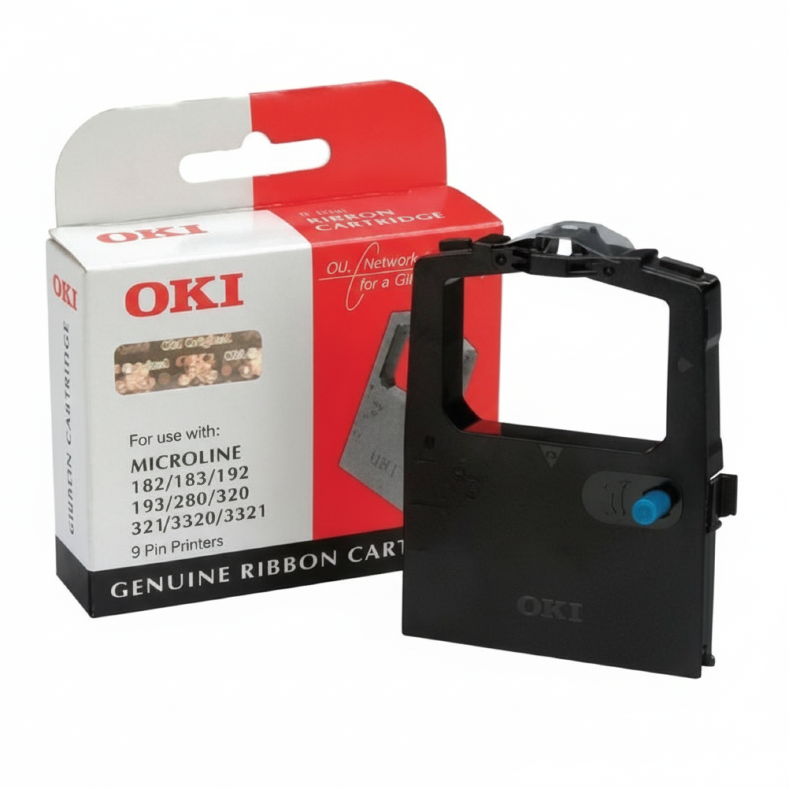 Original OEM Ink Ribbon Oki RIB-380 (09002309) (Black)