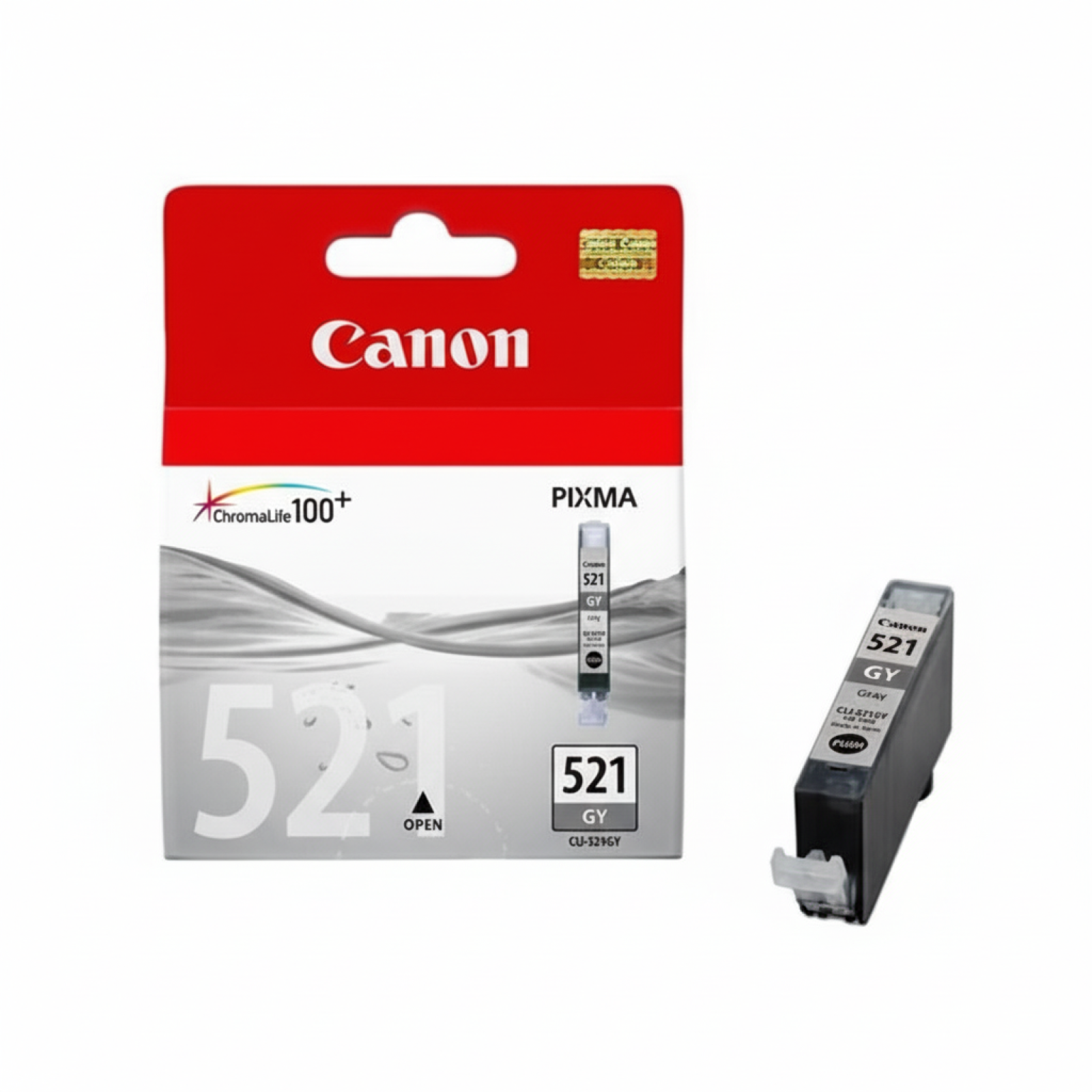 Original OEM Ink Cartridge Canon CLI-521 G (2937B001) (Gray)