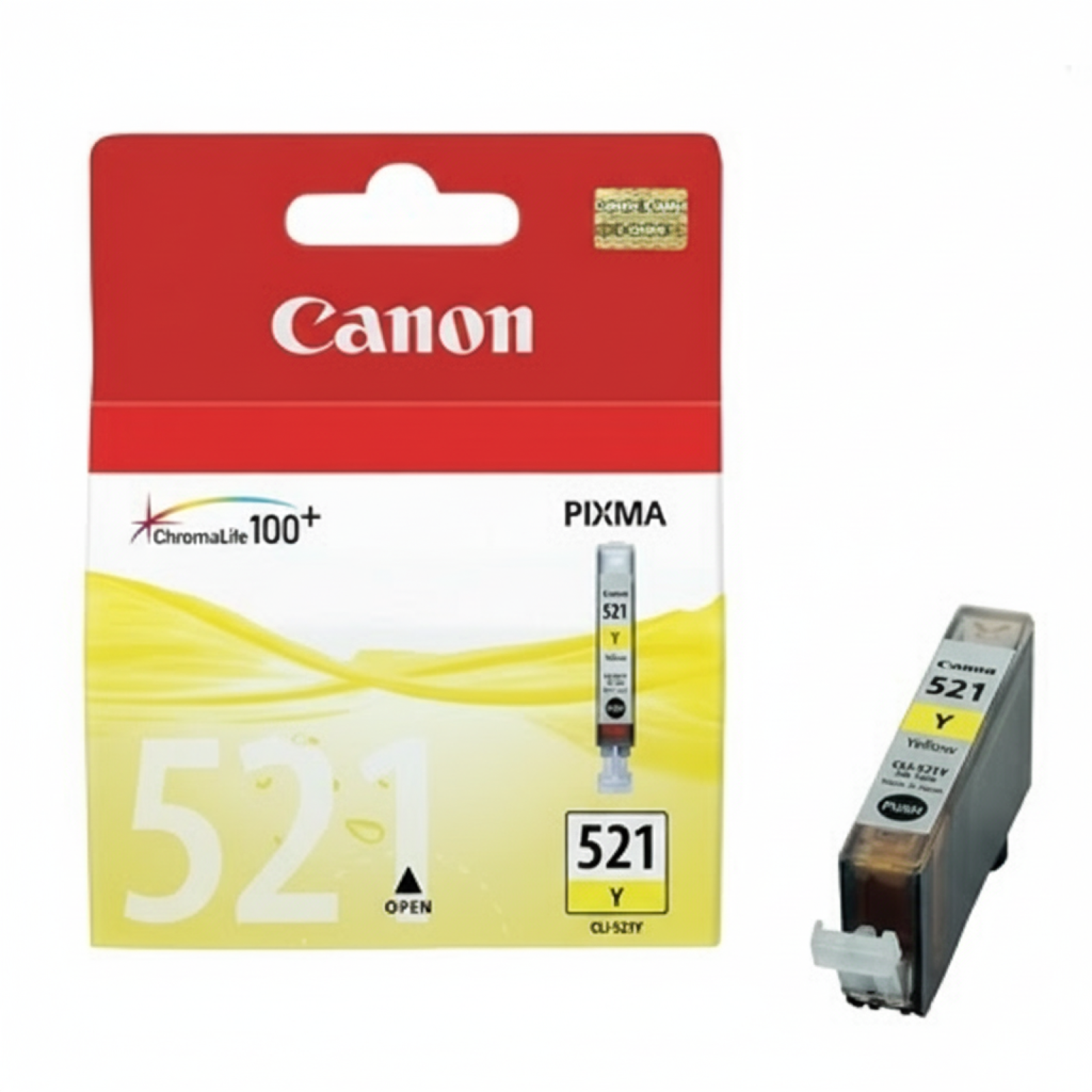Original OEM Ink Cartridge Canon CLI-521 Y (2936B001) (Yellow)