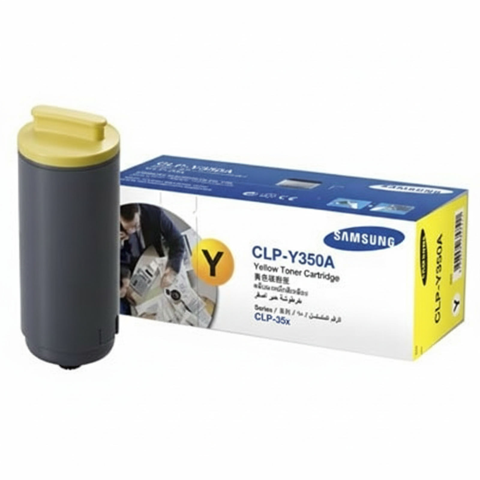 Original OEM Toner Samsung CLP-Y350A (CLP-Y350A) (Yellow)