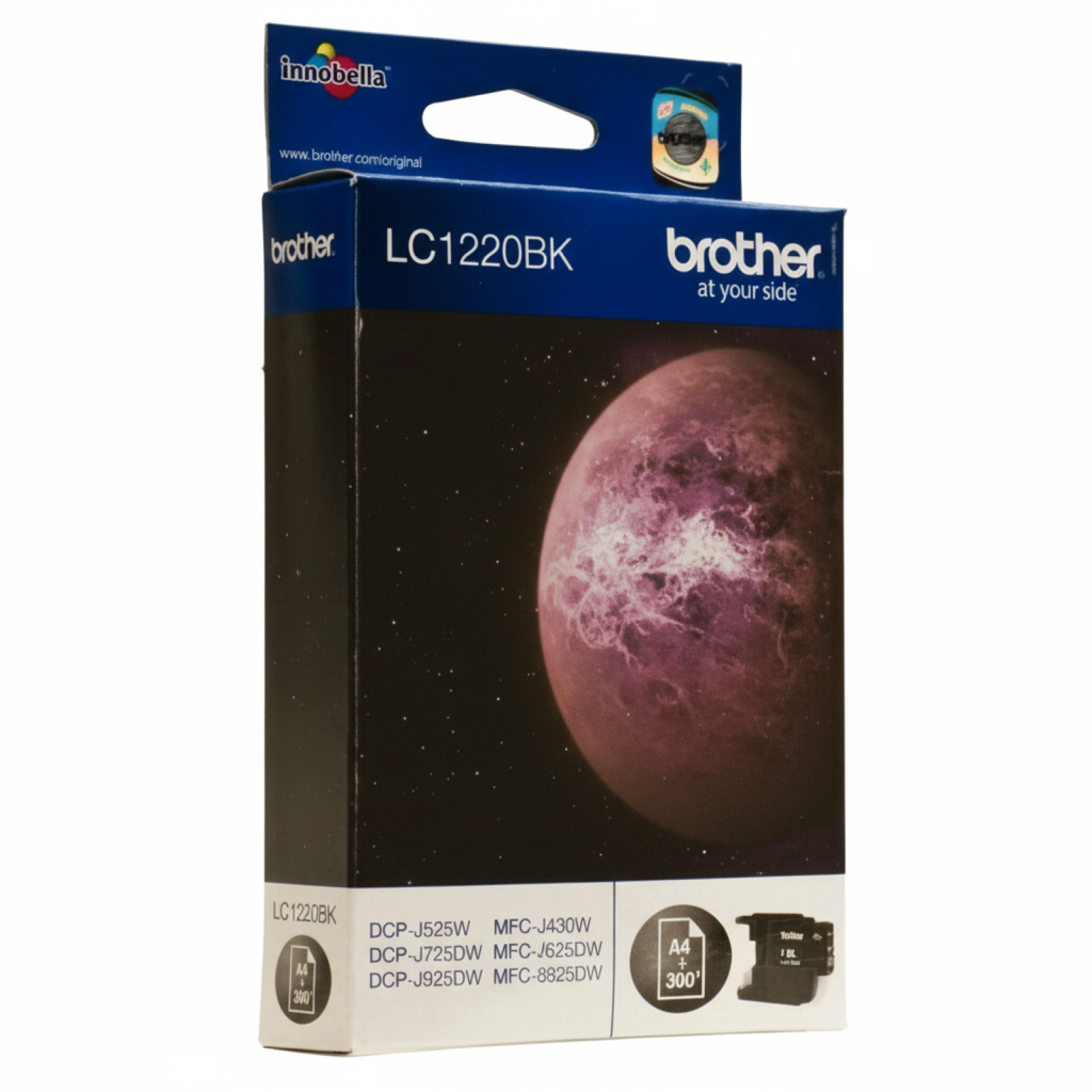 Original OEM Ink Cartridge Brother LC-1220 BK (LC1220BK) (Black)