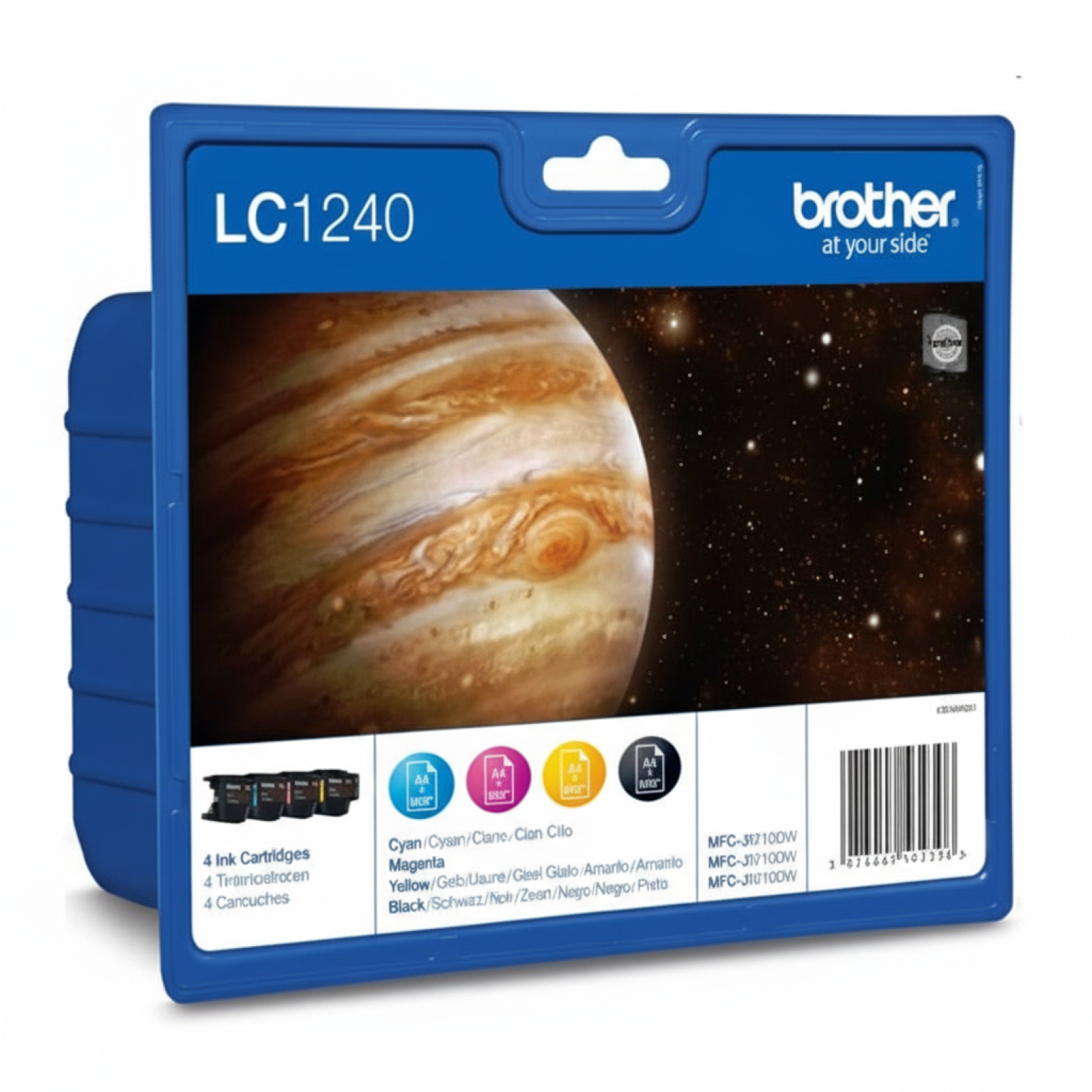 Original OEM Ink Cartridges Brother LC-1240 CMYK (LC1240VALBP) (multi pack)