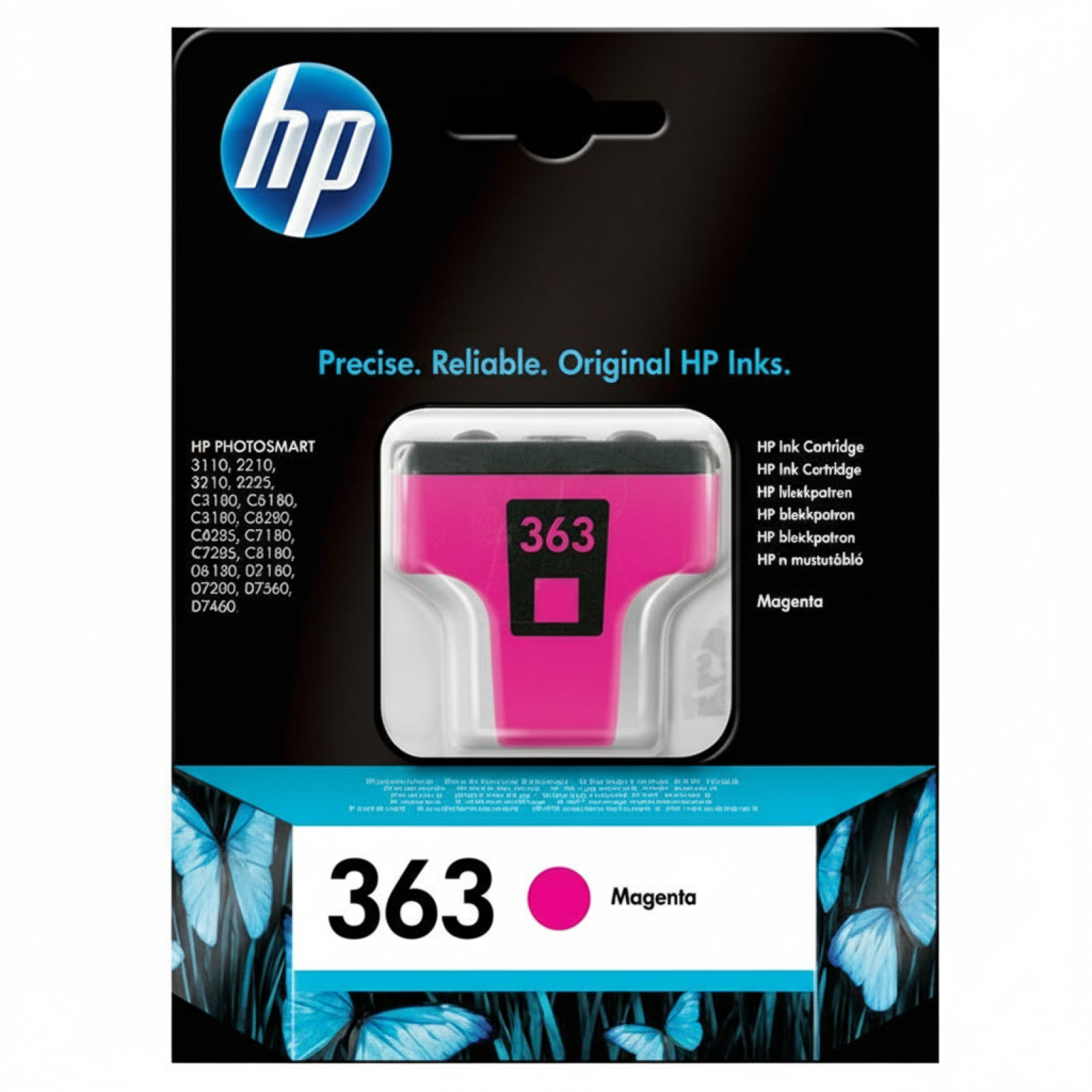 Original OEM Ink Cartridge HP 363 (C8772EE) (Magenta)