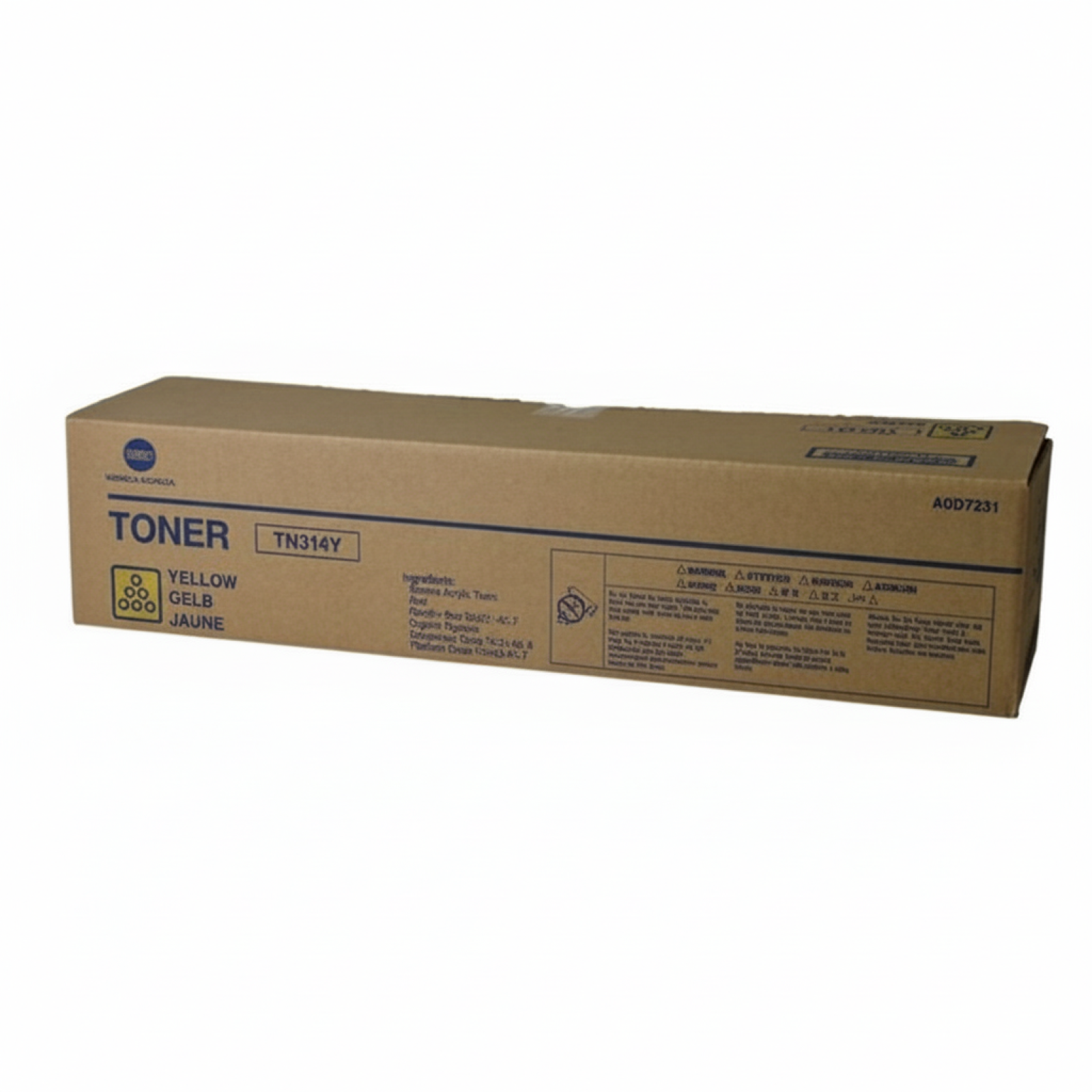 Original OEM Toner KM TN-314Y (A0D7251) (Yellow)