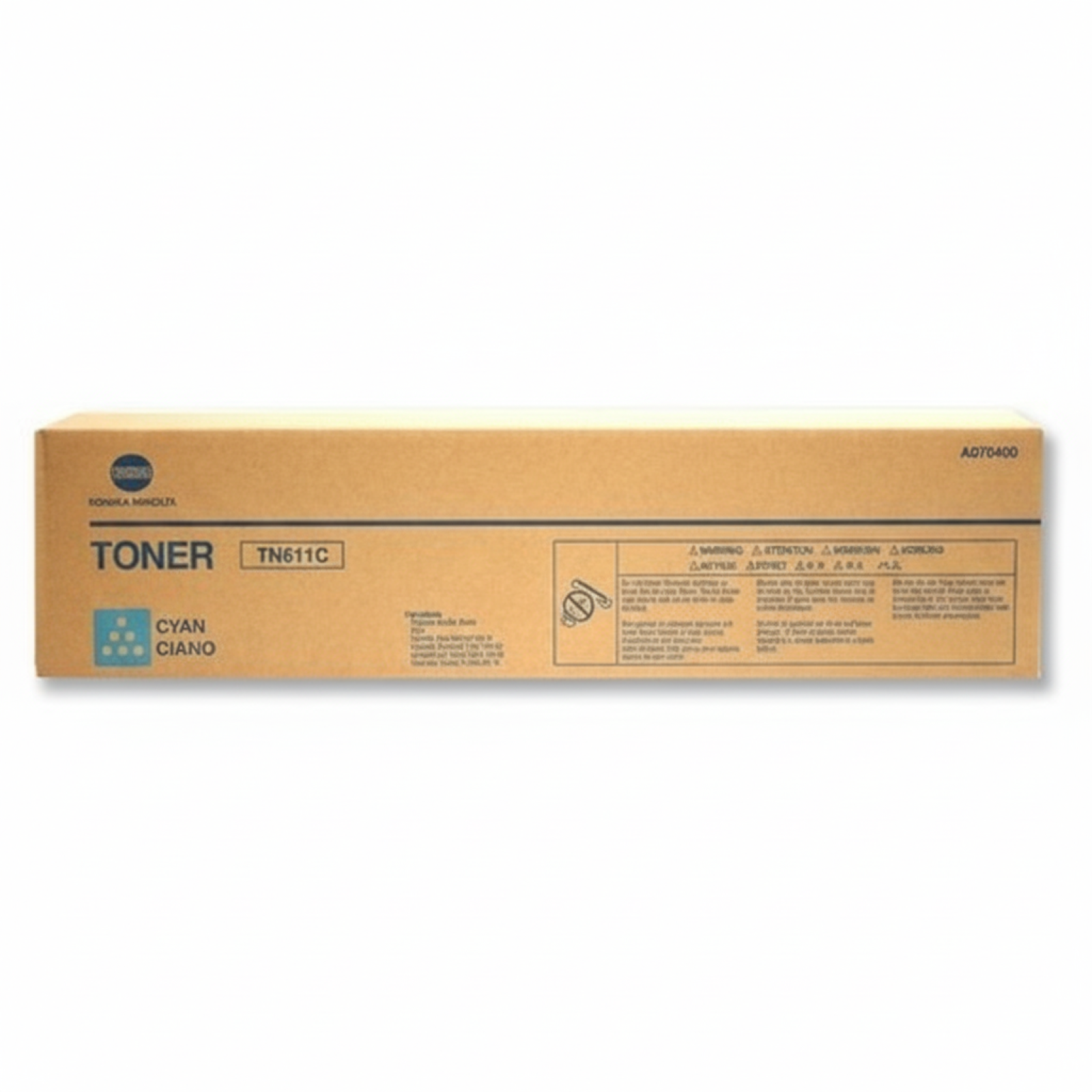 Original OEM Toner KM TN-611C (A070450) (Cyan)