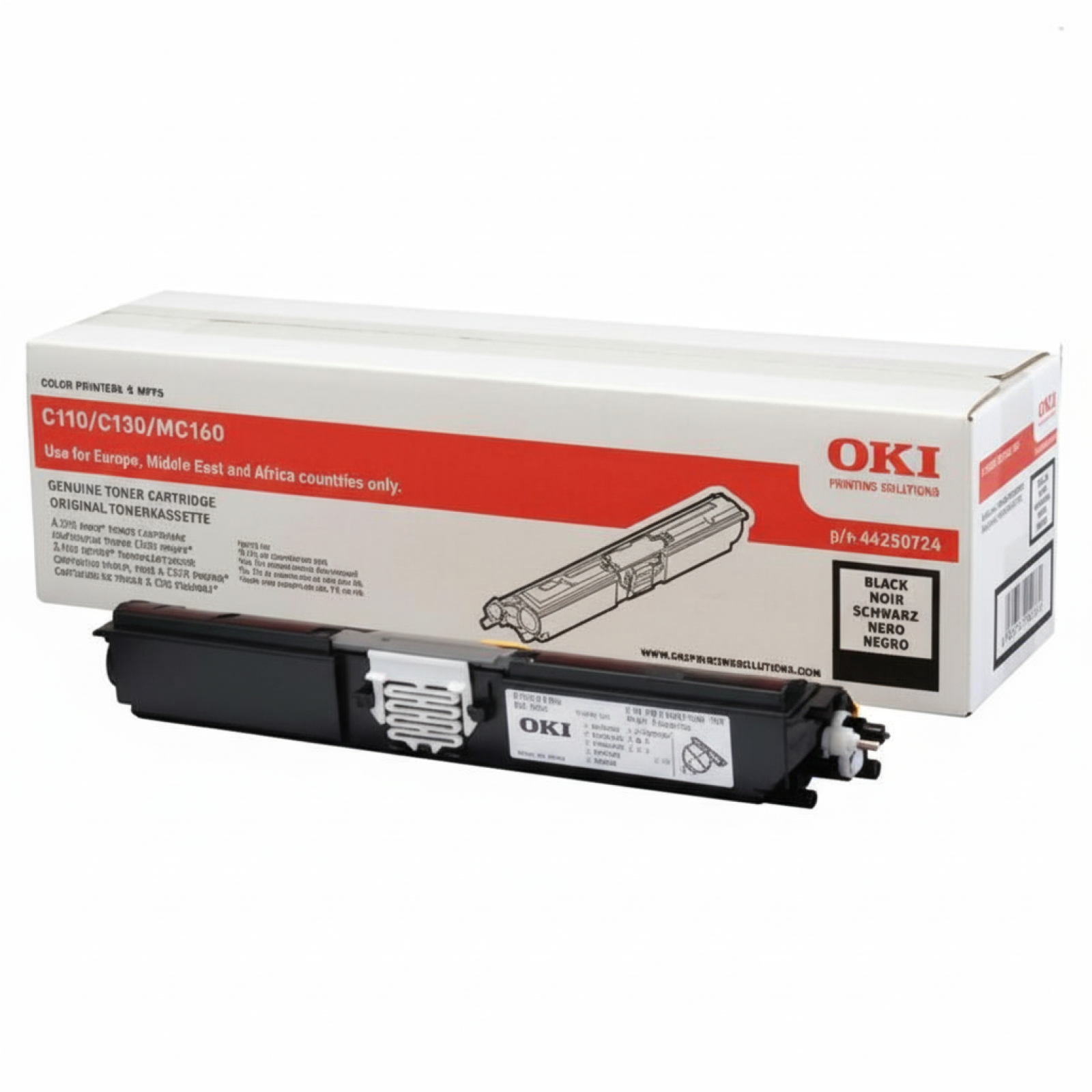 Original OEM Toner Oki C110 130 (44250724) (Black)