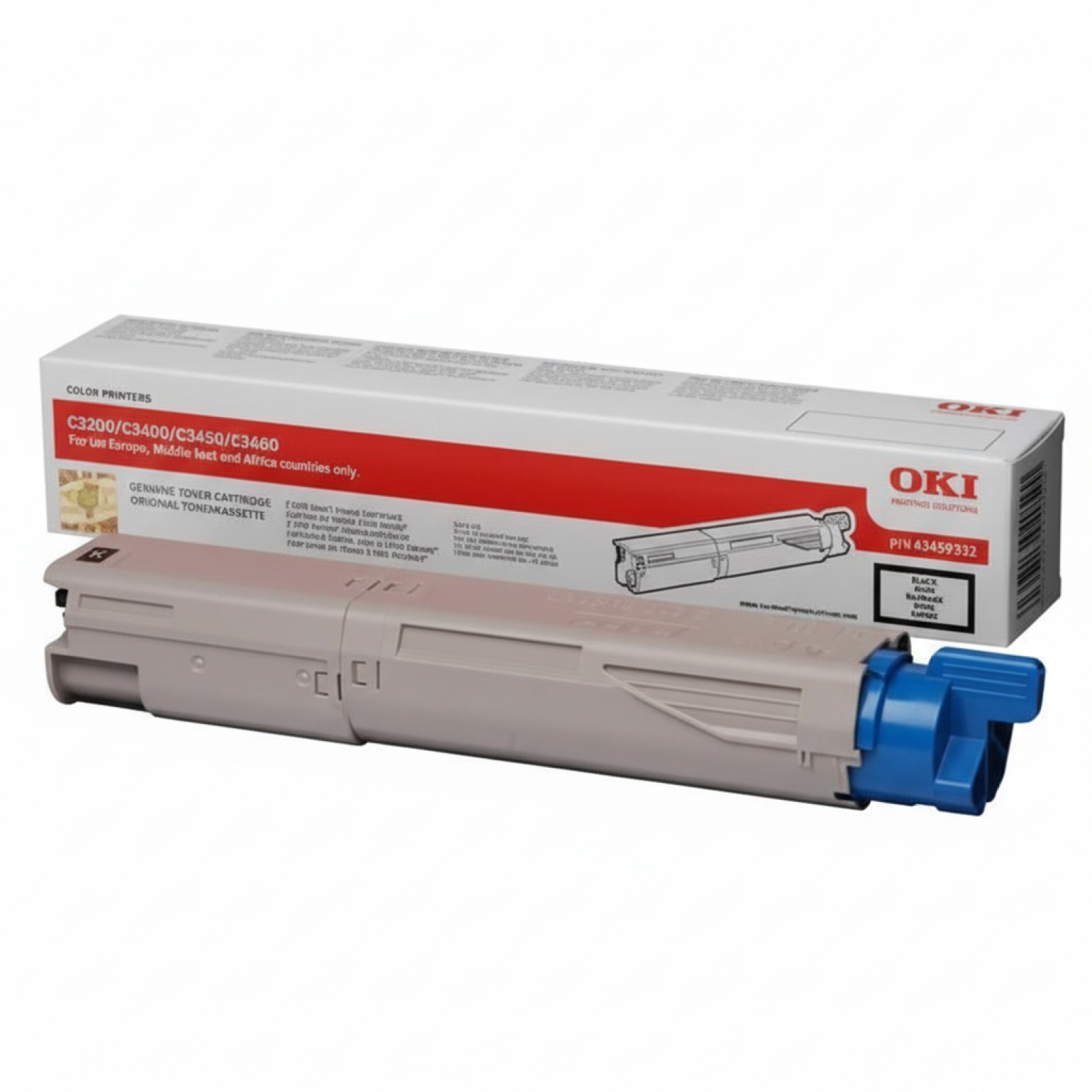 Original OEM Toner Oki C3300 (43459332) (Black)