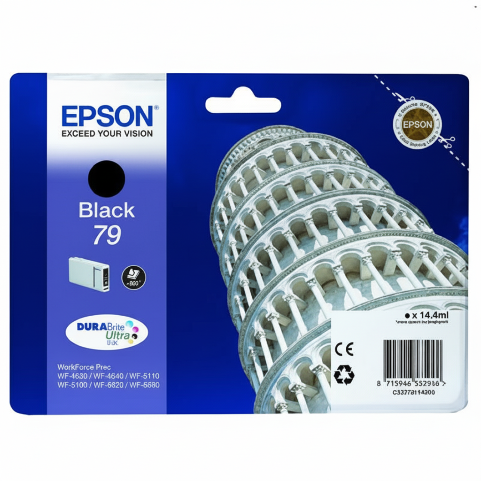 Original OEM Ink Cartridge Epson T7911 (C13T79114010) (Black)