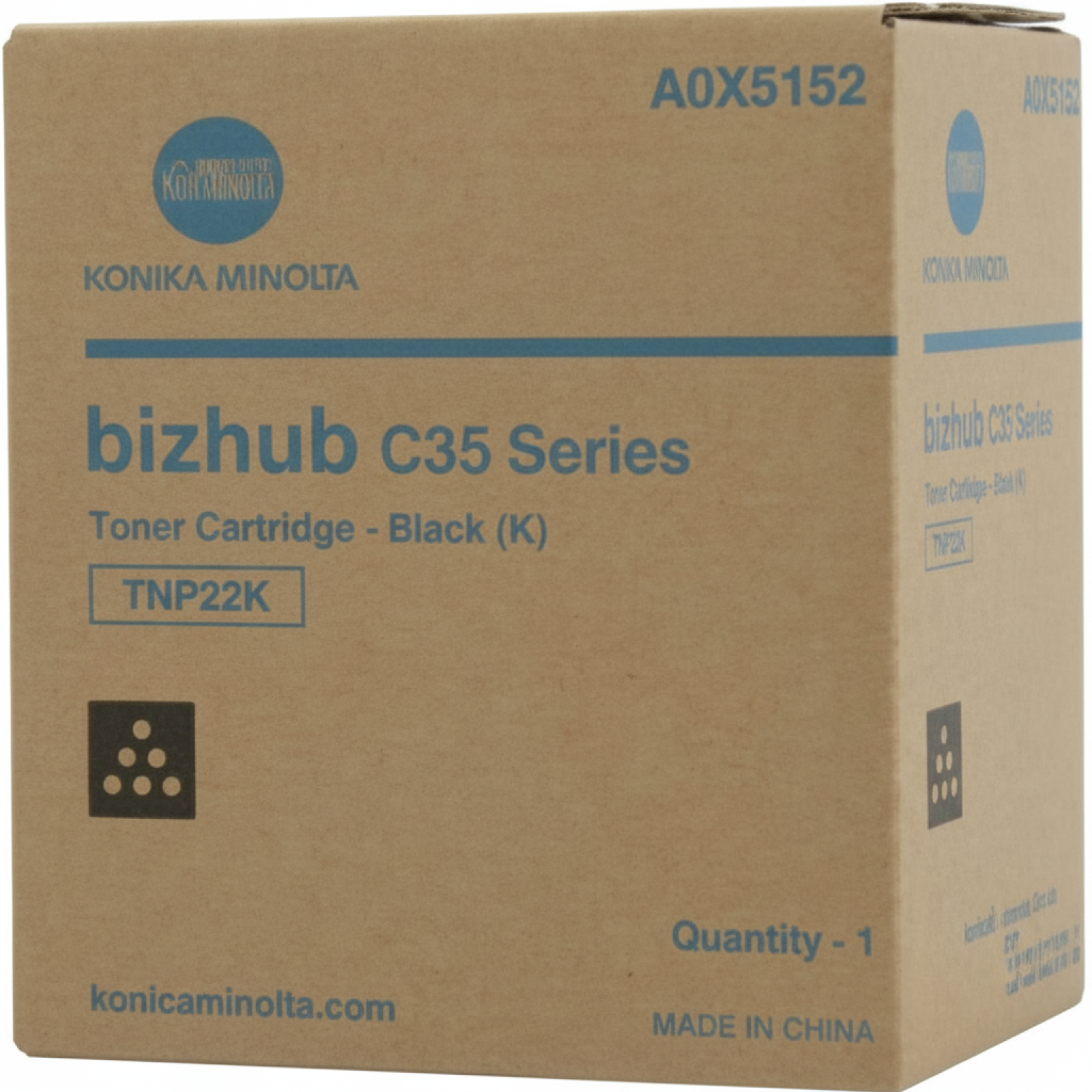 Original OEM Toner KM TNP-22 BK (A0X5152) (Black)