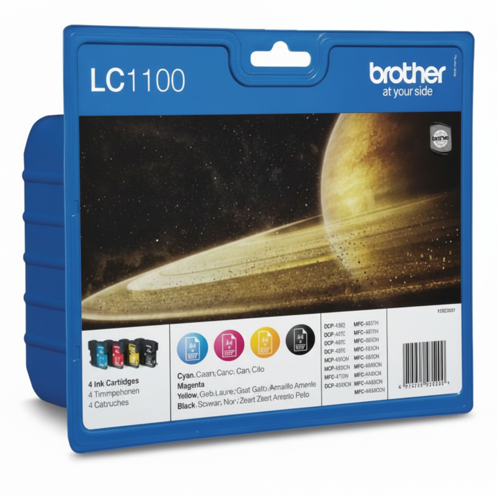 Original OEM Ink Cartridges Brother LC-1100 CMYK (LC1100VALBP) (multi pack)