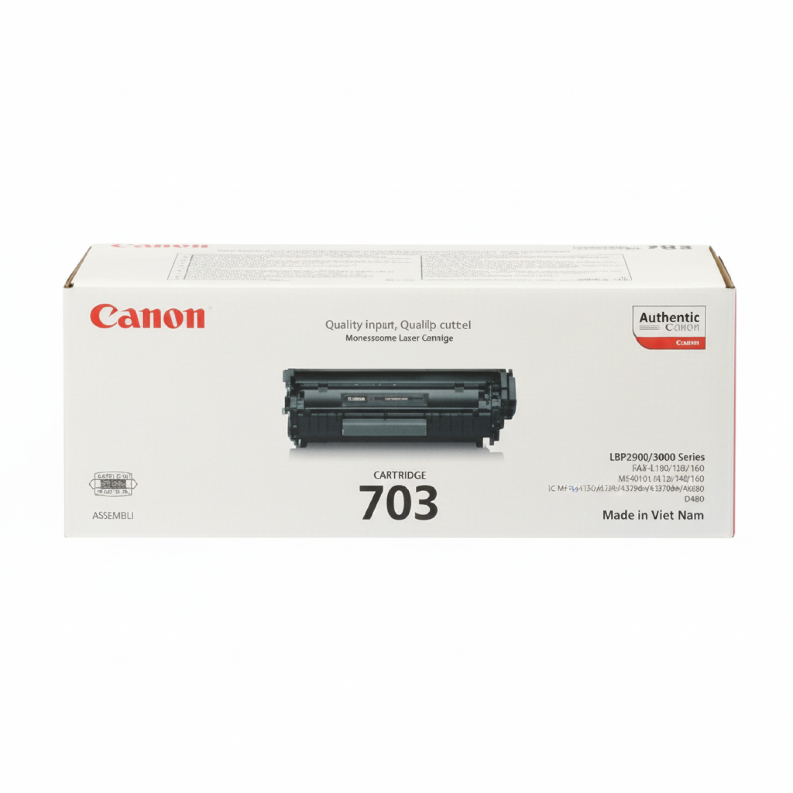 Original OEM Toner Canon CRG-703 (7615A005) (Black)