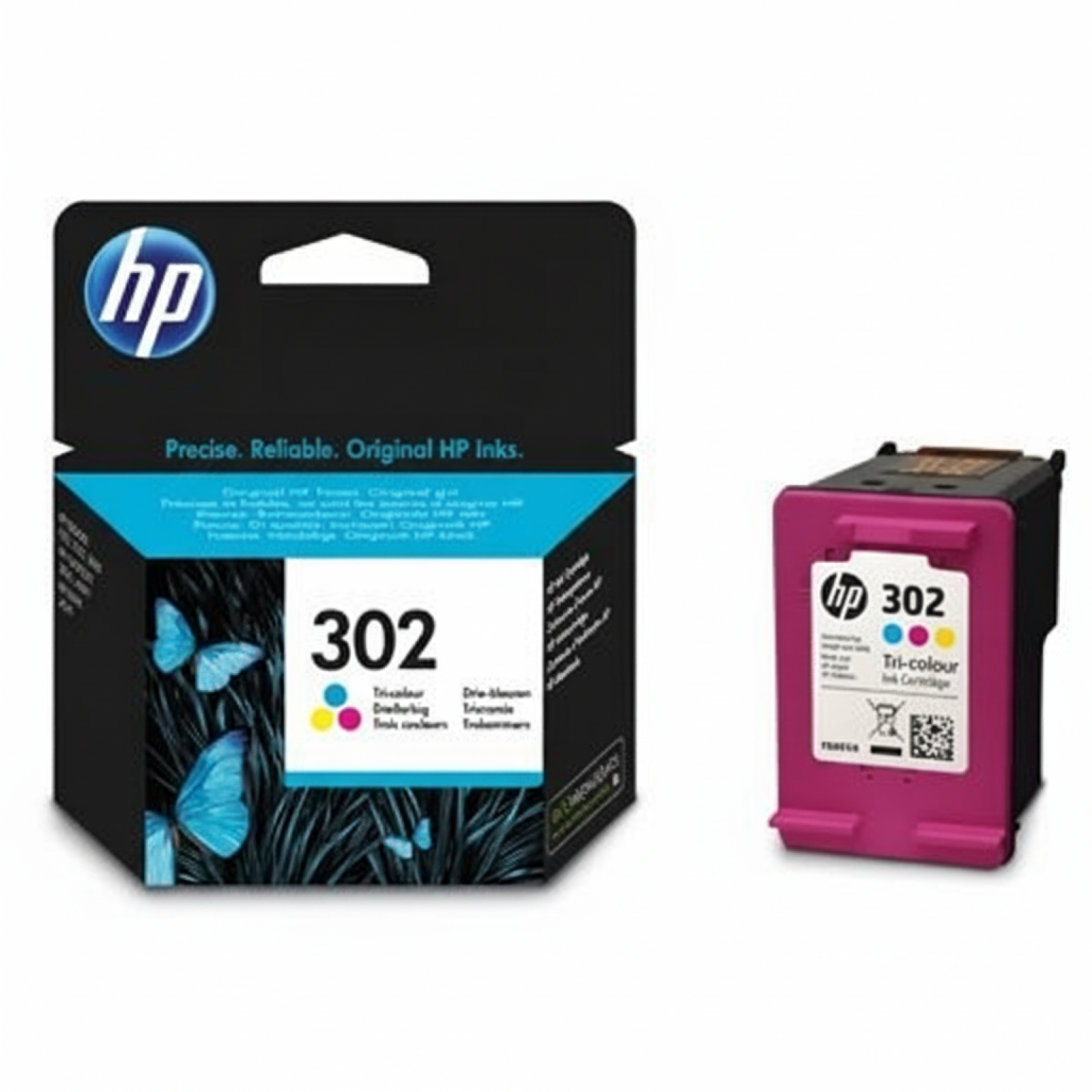 Original OEM Ink Cartridge HP 302 (F6U65AE) (Color)