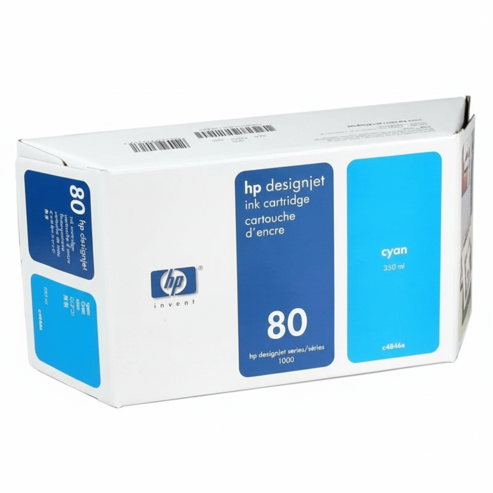 Original OEM Ink Cartridge HP 80 XL (C4846A) (Cyan)