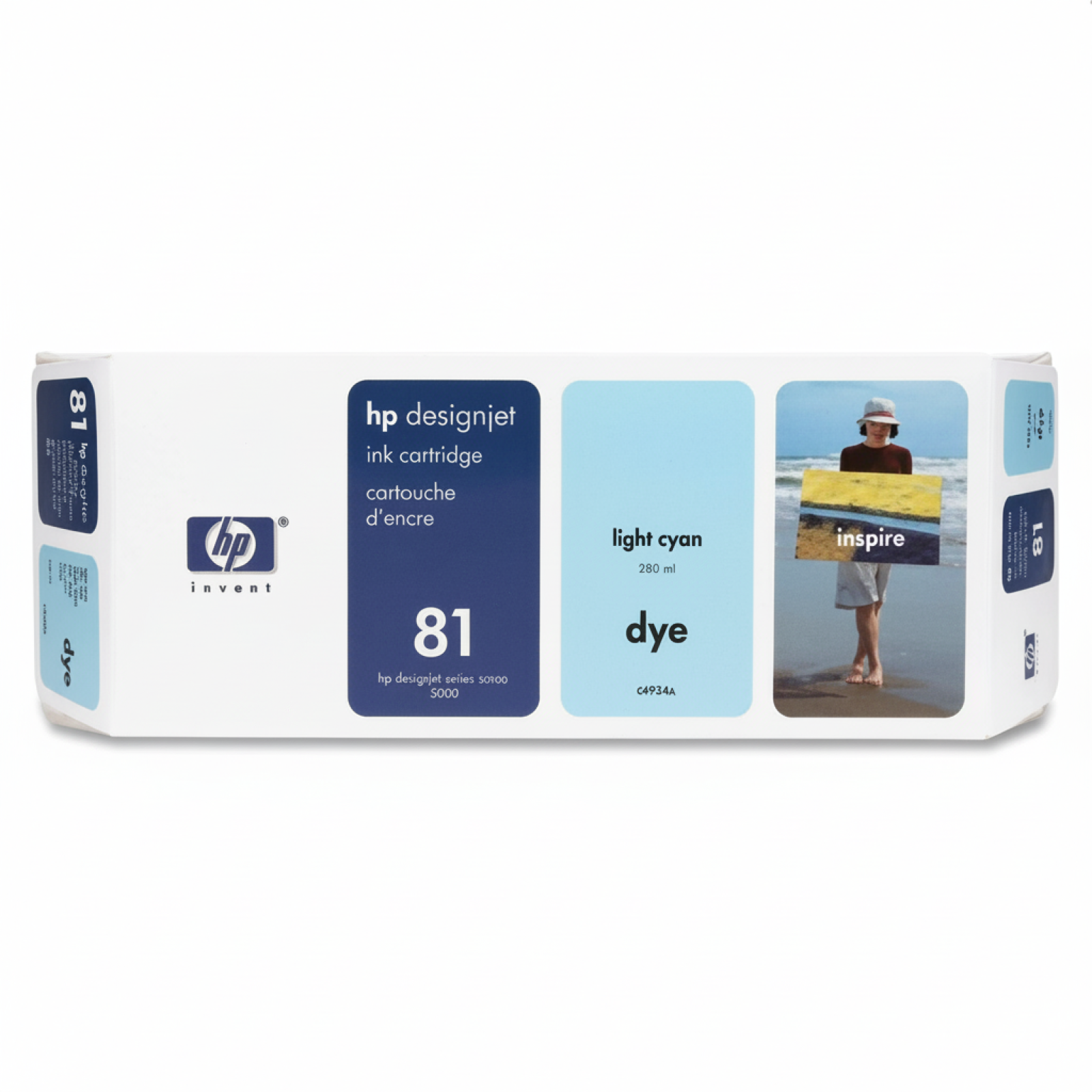 Original OEM Ink Cartridge HP 81 (C4934A) (Light cyan)