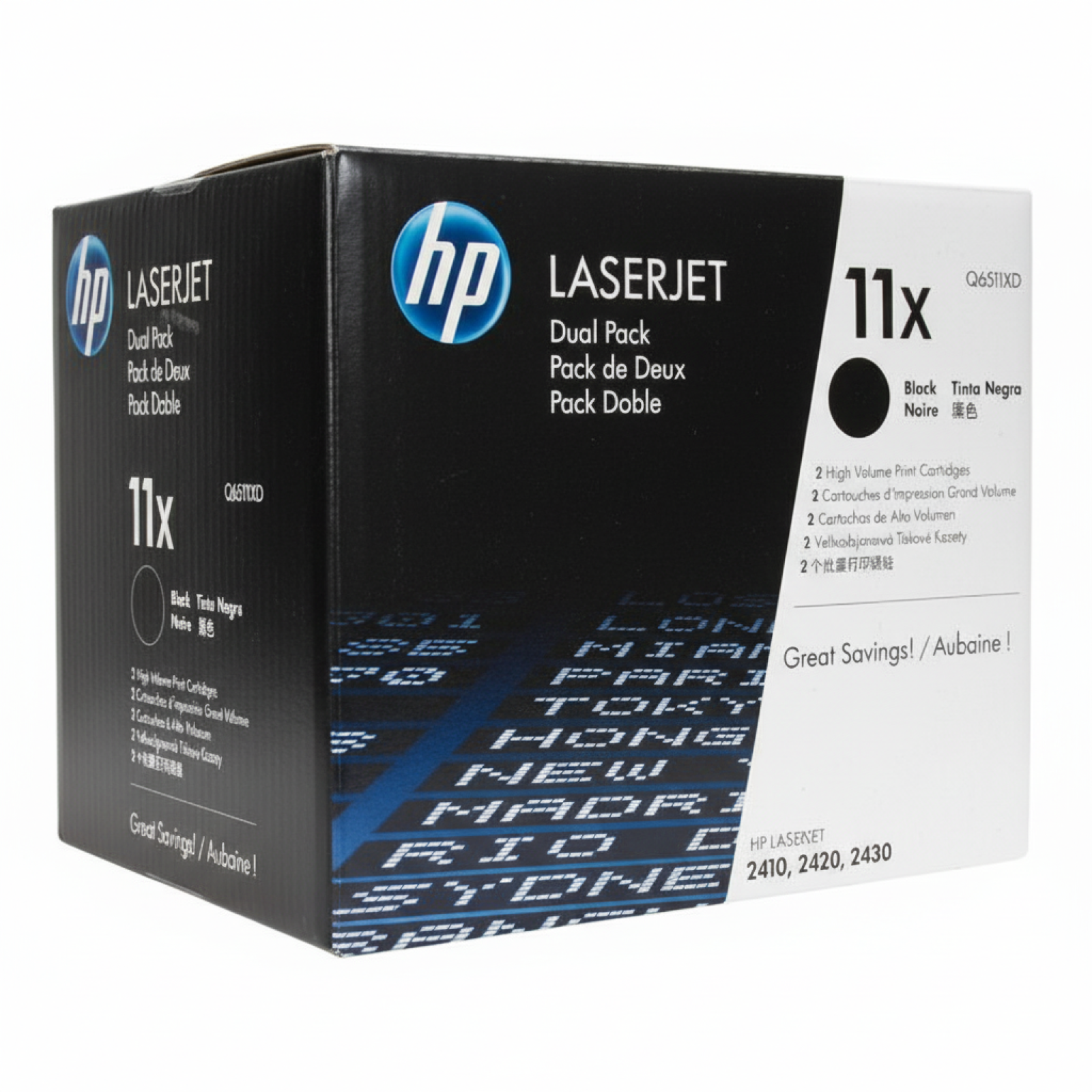Original OEM Toners HP 11X (Q6511XD) (Black) (2-pack)