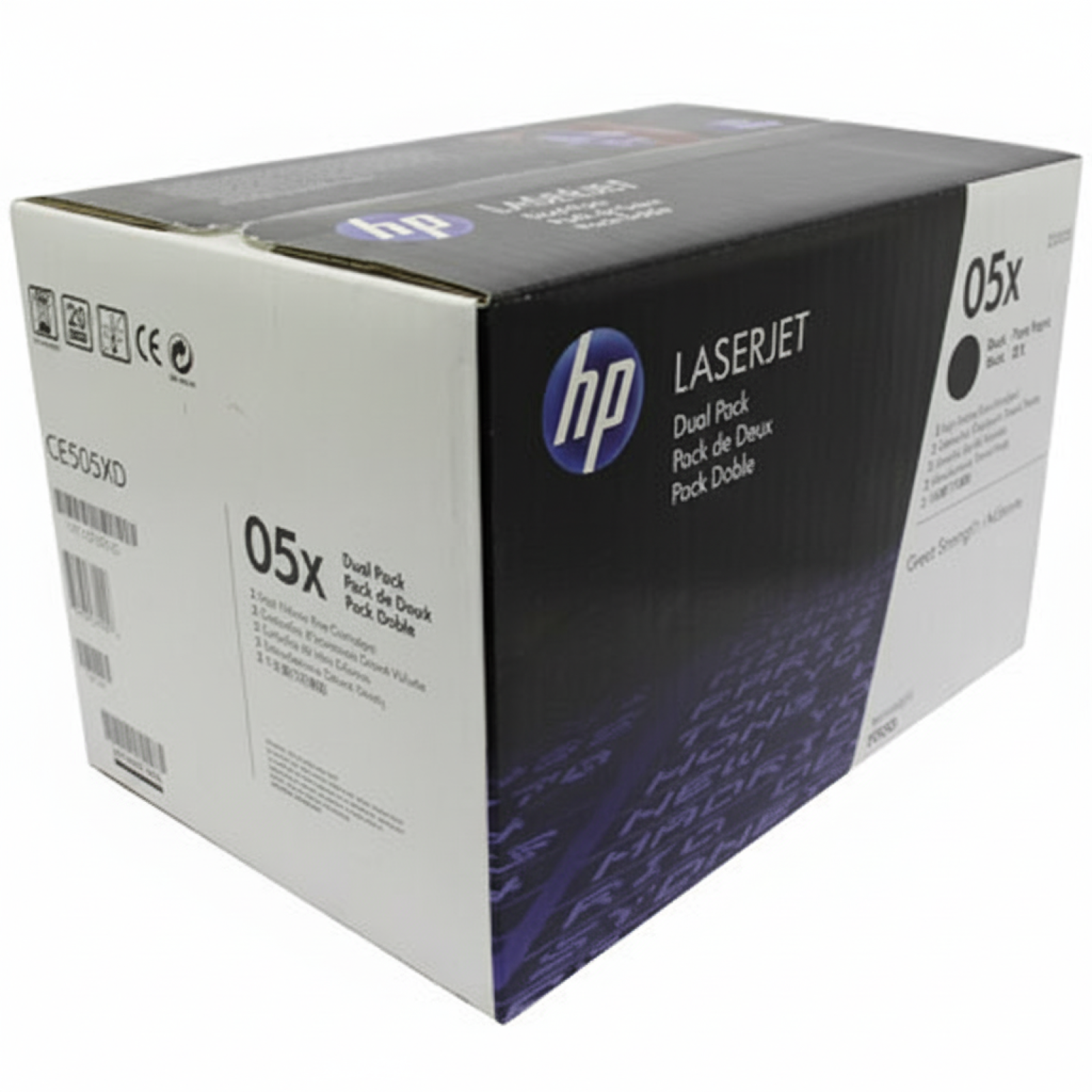 Original OEM Toners HP 05X (CE505XD) (Black) (2-pack)