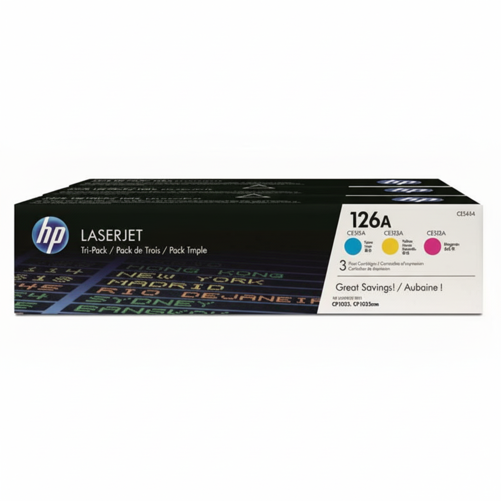 Original OEM Toners HP 126A CMY (CF341A) (3-pack)